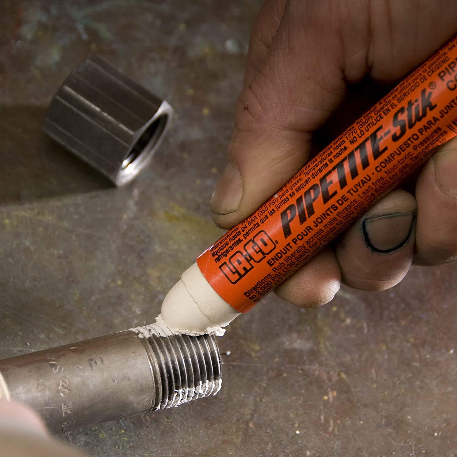 La-Co Pipetite-Stik Soft Set Pipe Thread Compound Stick, 350 Degree F Temperature, 1-1/4 Oz