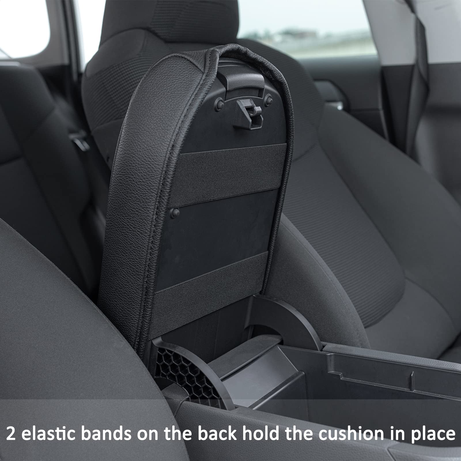 Jdmcar Center Console Armrest Cushion For 2025 Toyota Rav4 Accessories 2024 2023 2022 2021 2020 2019 Leather Middle Console Lid