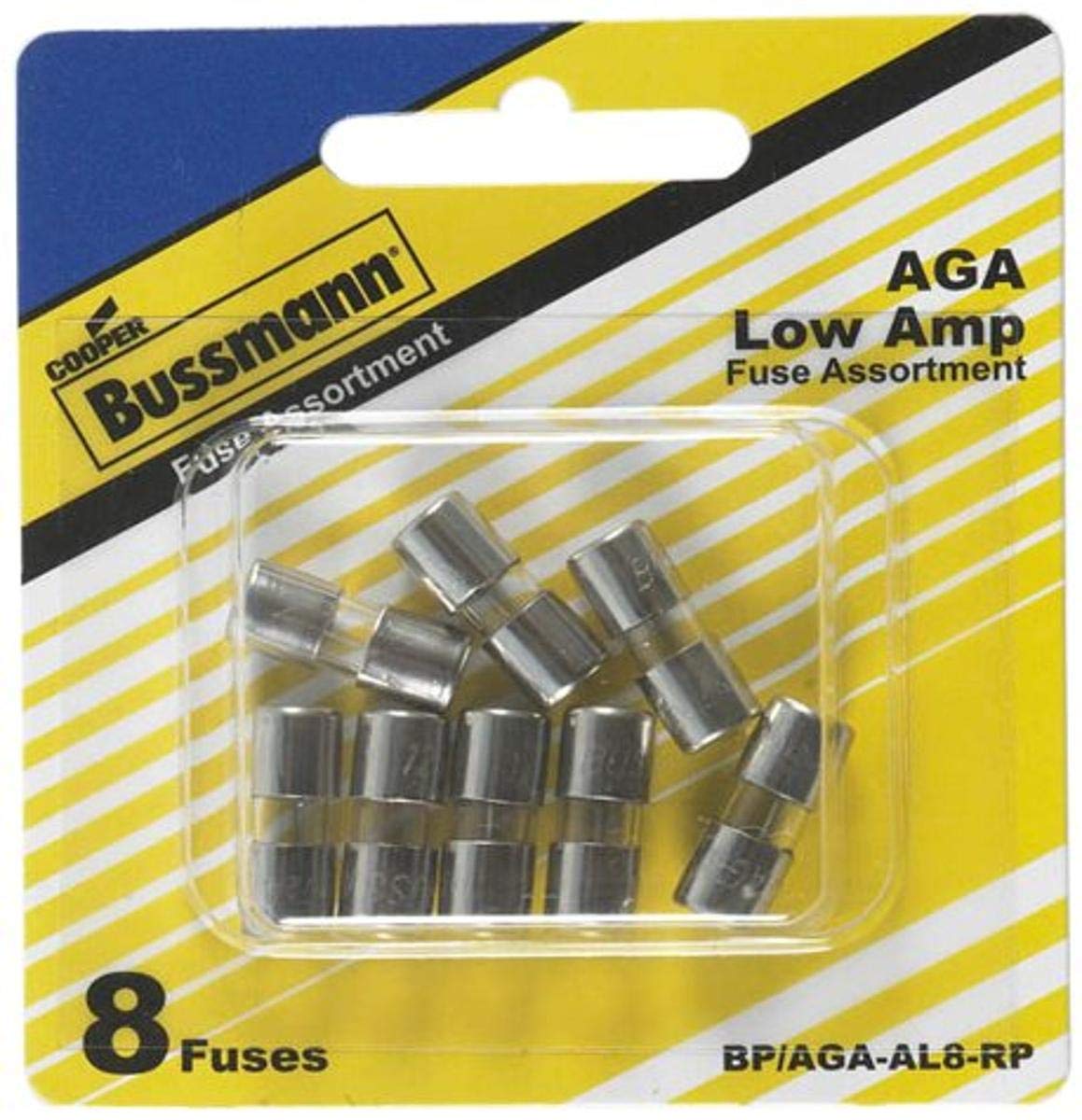 Bussmann (BP/AGA-AL8-RP) Low Ampere AGA Fuse Assortment Kit - 8 Piece