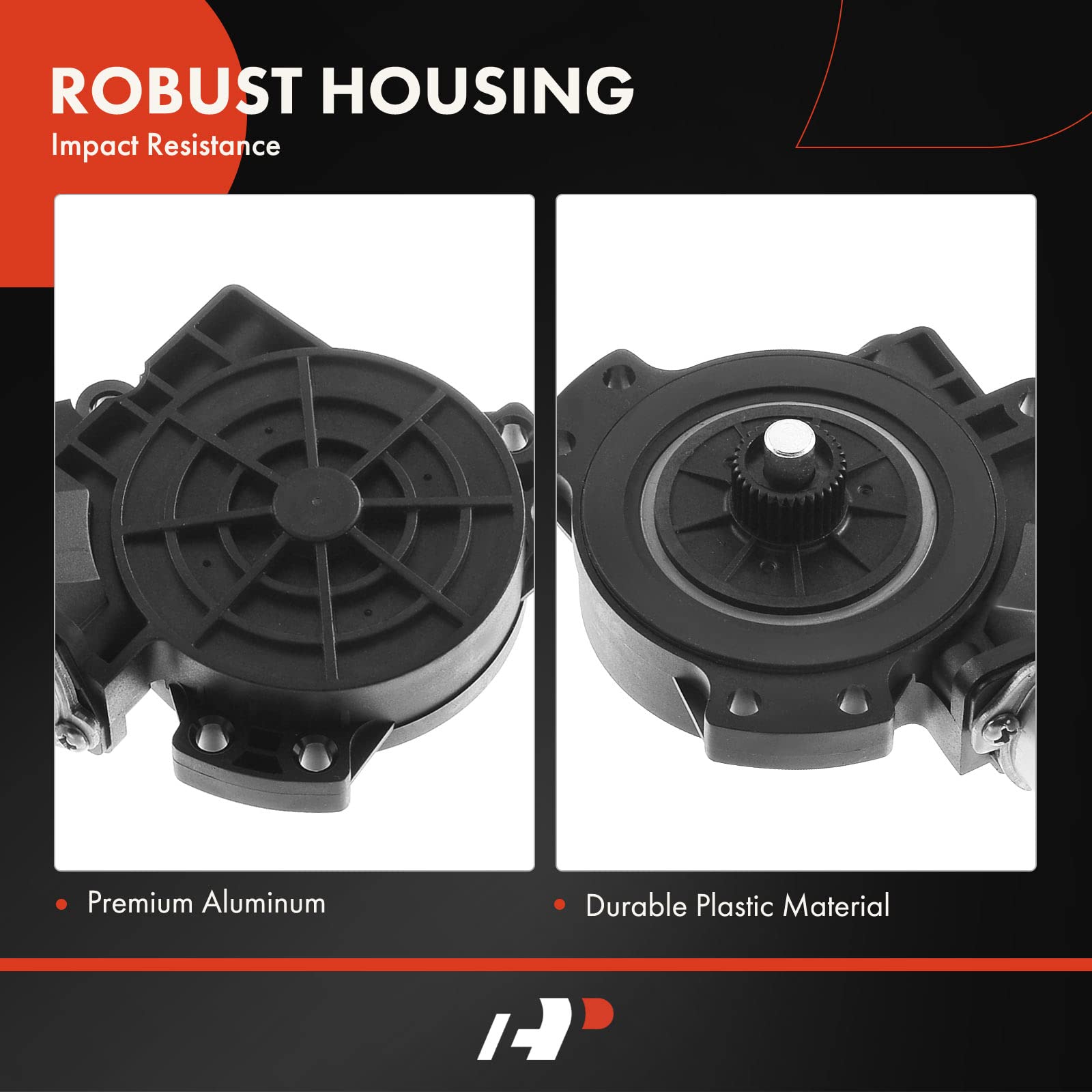 A-Premium Front Left Power Window Lift Motor Compatible with Hyundai Sonata 2006 2007 2008 2009 2010 Sedan, Driver Side, with An