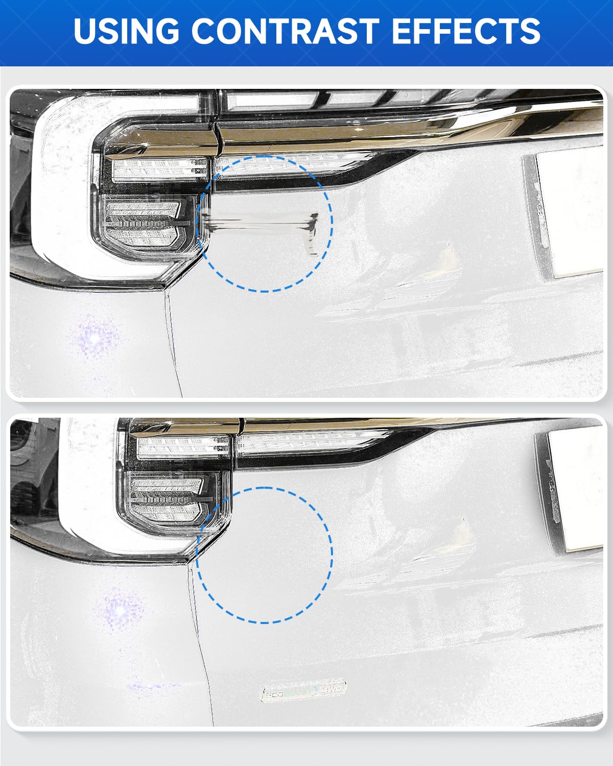 040 Super White/Ice Cap Touch Up Paint Compatible with Toyota Exact Match Touch Up Paint Car Scratch Repair