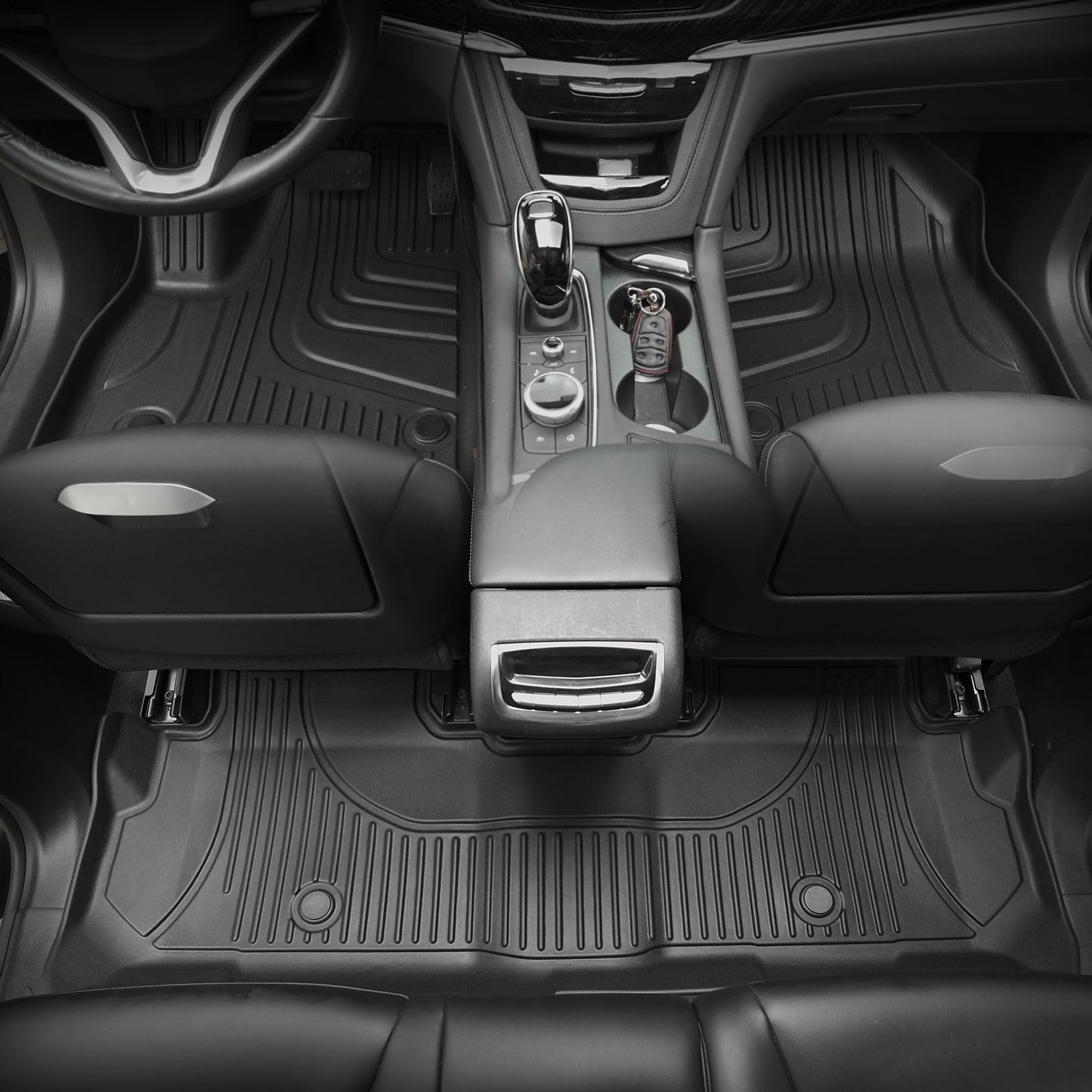 Aomsazto Floor Mats For 2019-2025 Chevy Blazer (Gas Only), Automotive Floor Mats Compatible With Chevrolet 2025 Blazer, 1St & 2N