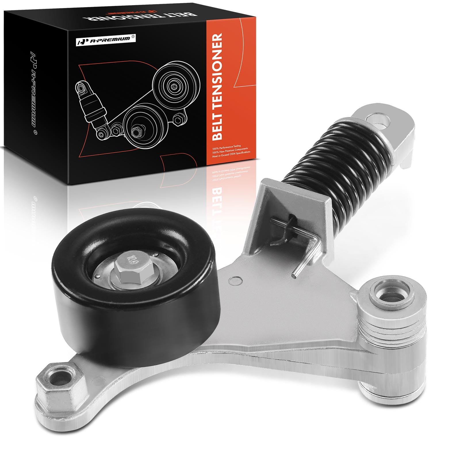 A-Premium Automatic Belt Tensioner And Pulley Assembly Compatible With Toyota Camry 2007-2009, Corolla Matrix Rav4 Solara & Scio