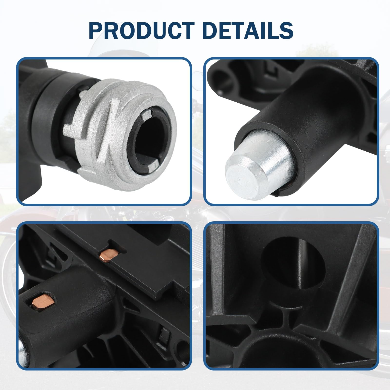 Nirakoka Ignition Switch Housing Replacement #71572-06 - Compatible with Harley Davidson 2006-2013 Touring Street Electra Road T