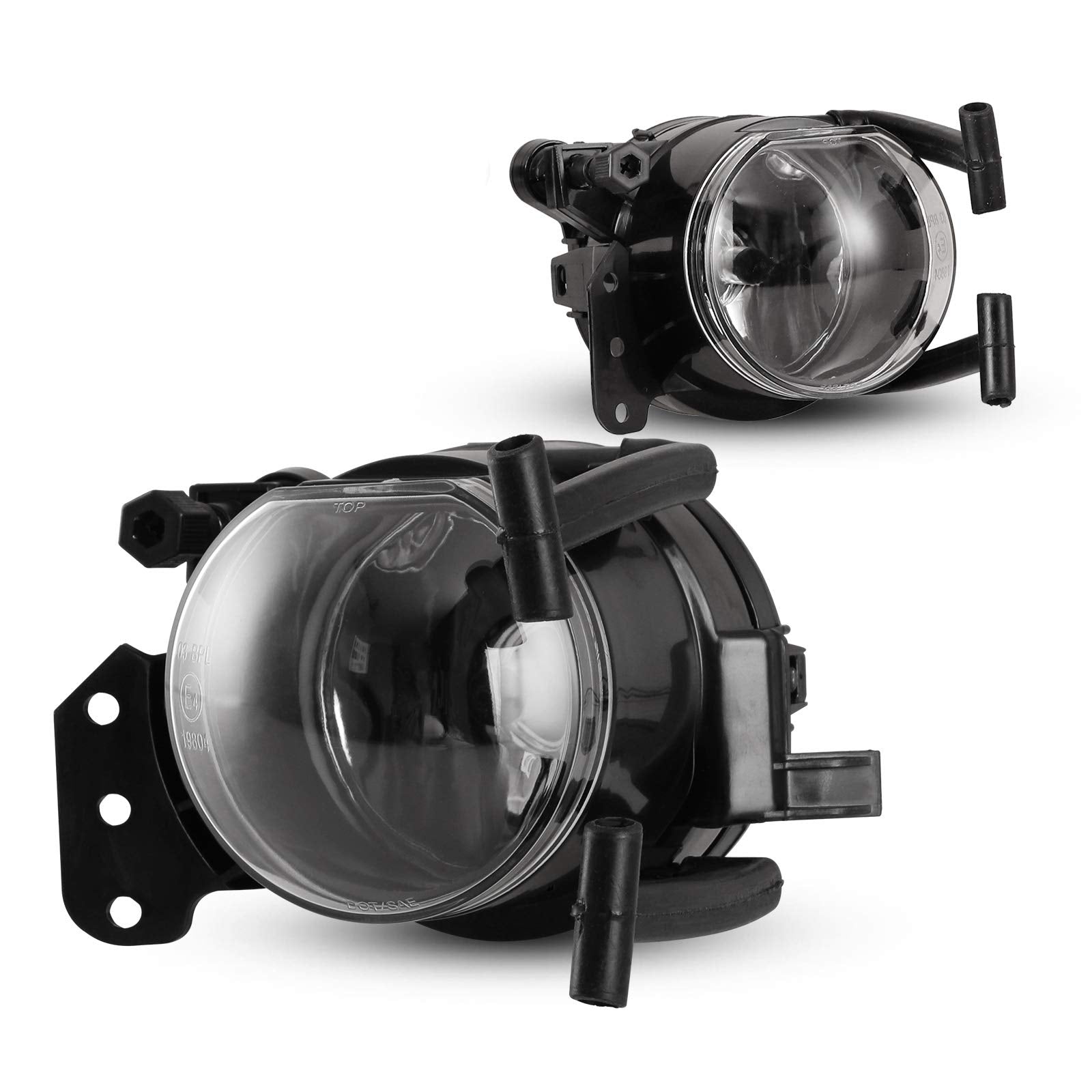 AUTOWIKI Fog Lights fit for 2004-2007 BMW E60/E61 5 Series/ 2003-2006 E46 3 Series (CPE/CPNV) (Fit for w/o M-package Models) 2PC