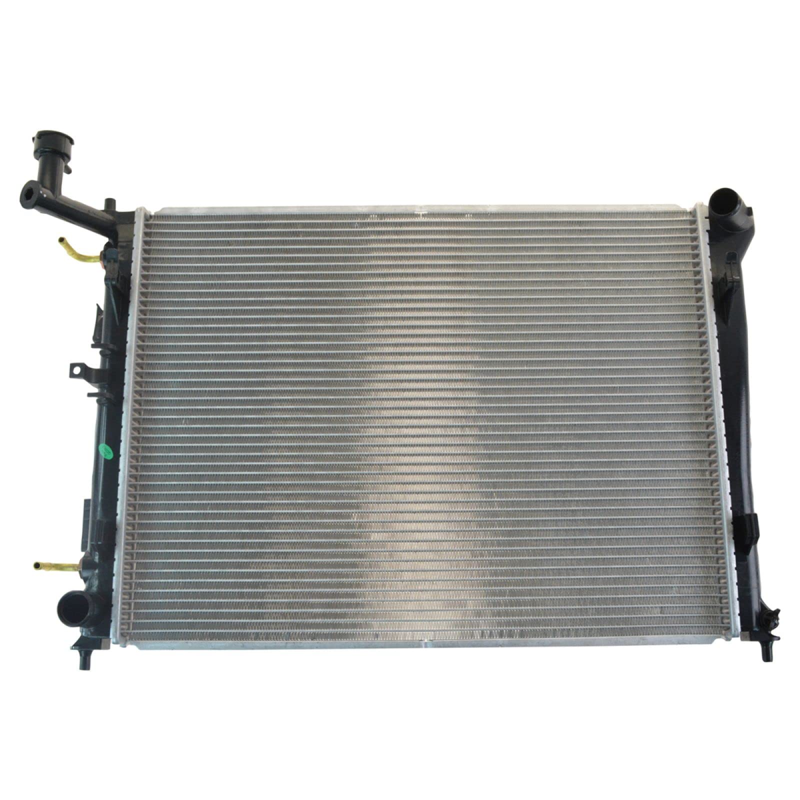 Trq Radiator Assembly Aluminum Core Compatible With 07-10 Hyundai Elantra Cu2928 Hy3010158