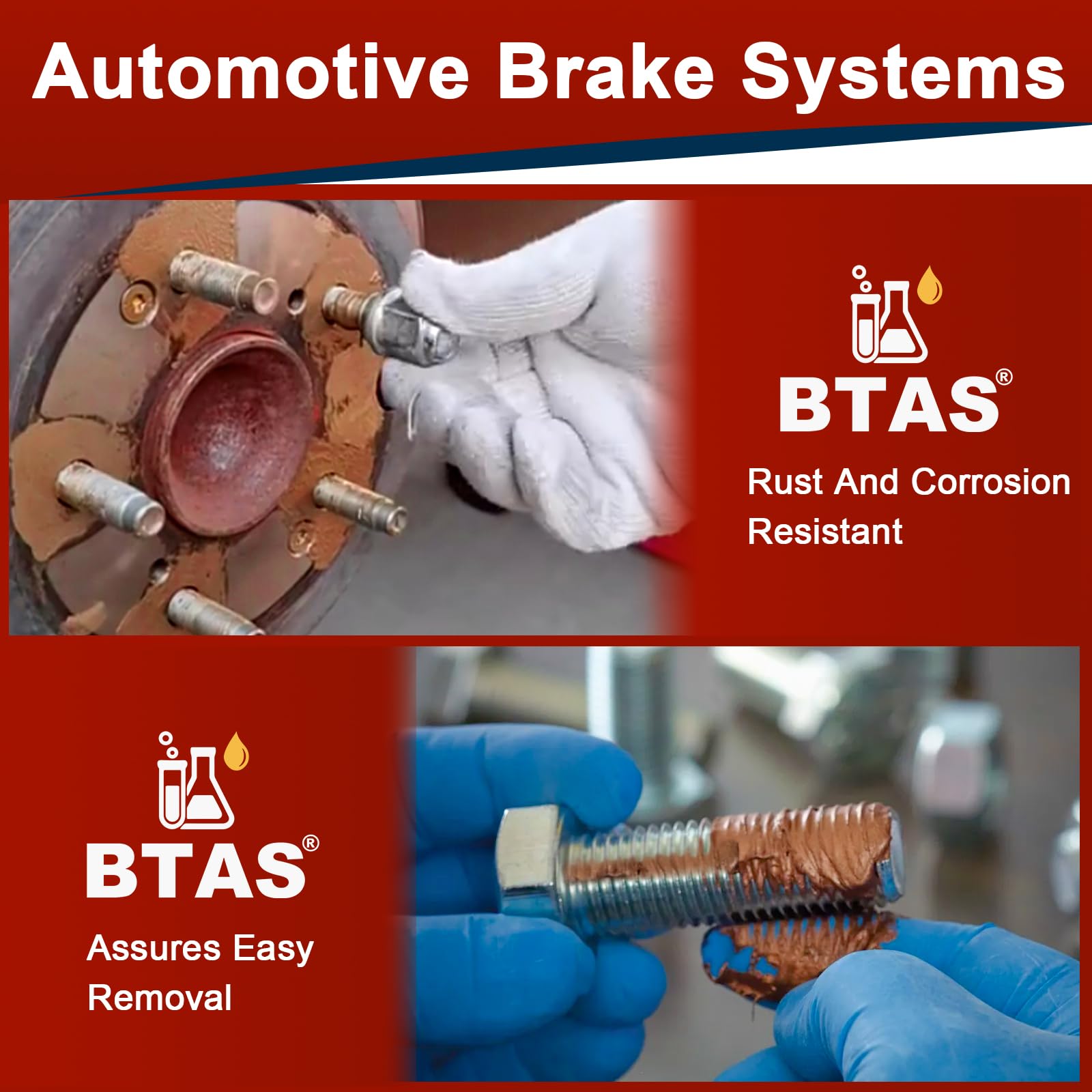 Brake Caliper Pin Grease Copper Anti-Seize Lubricant High Temp Corrosion Preventative for Battery Terminal Protector Electrical