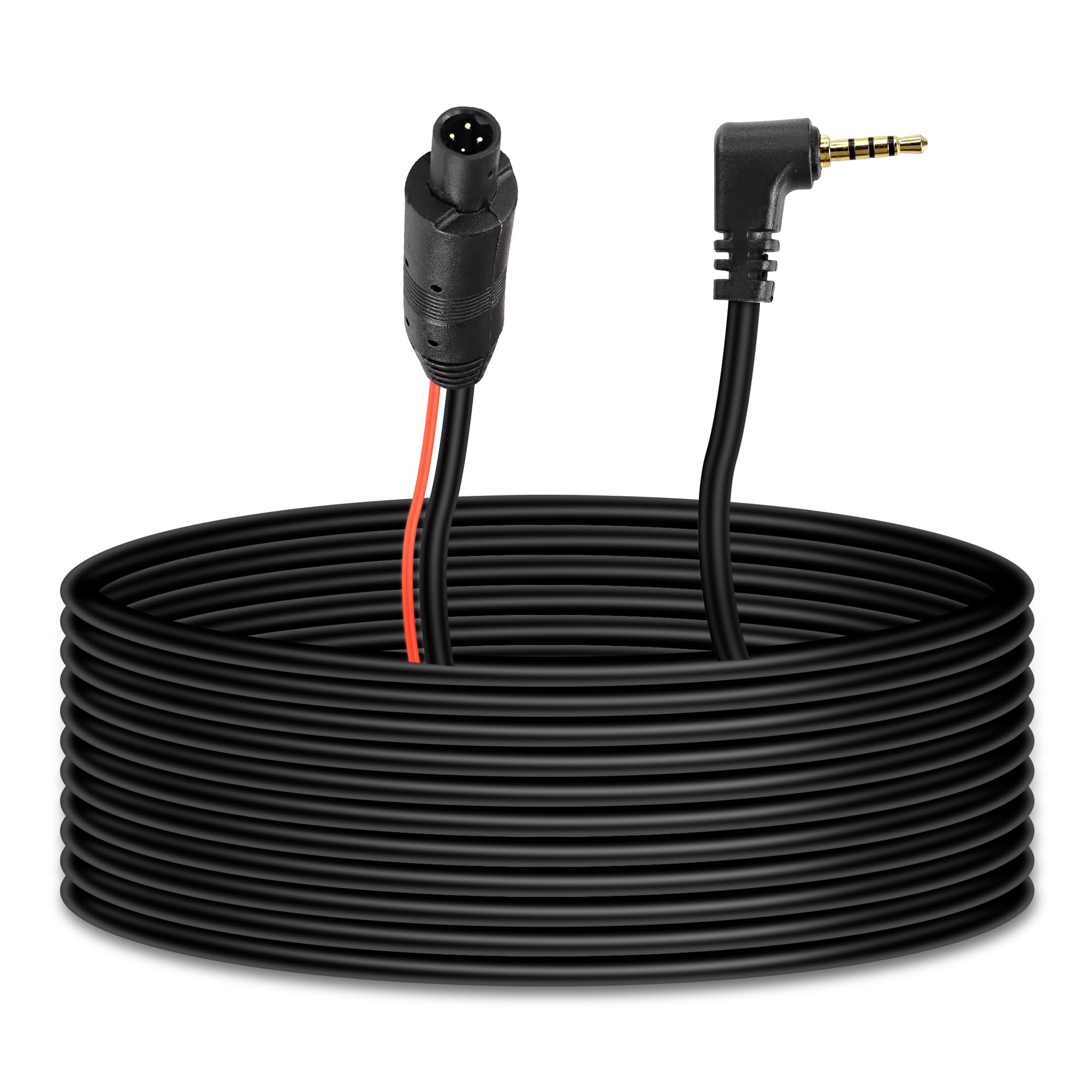 Meiryfa 4 Pin Dash Cam Cable Rear View Camera Wire 4 Pin Male To 2.5Mm Male Plug Car Backup Camera Reverse Mirror Extension Cord