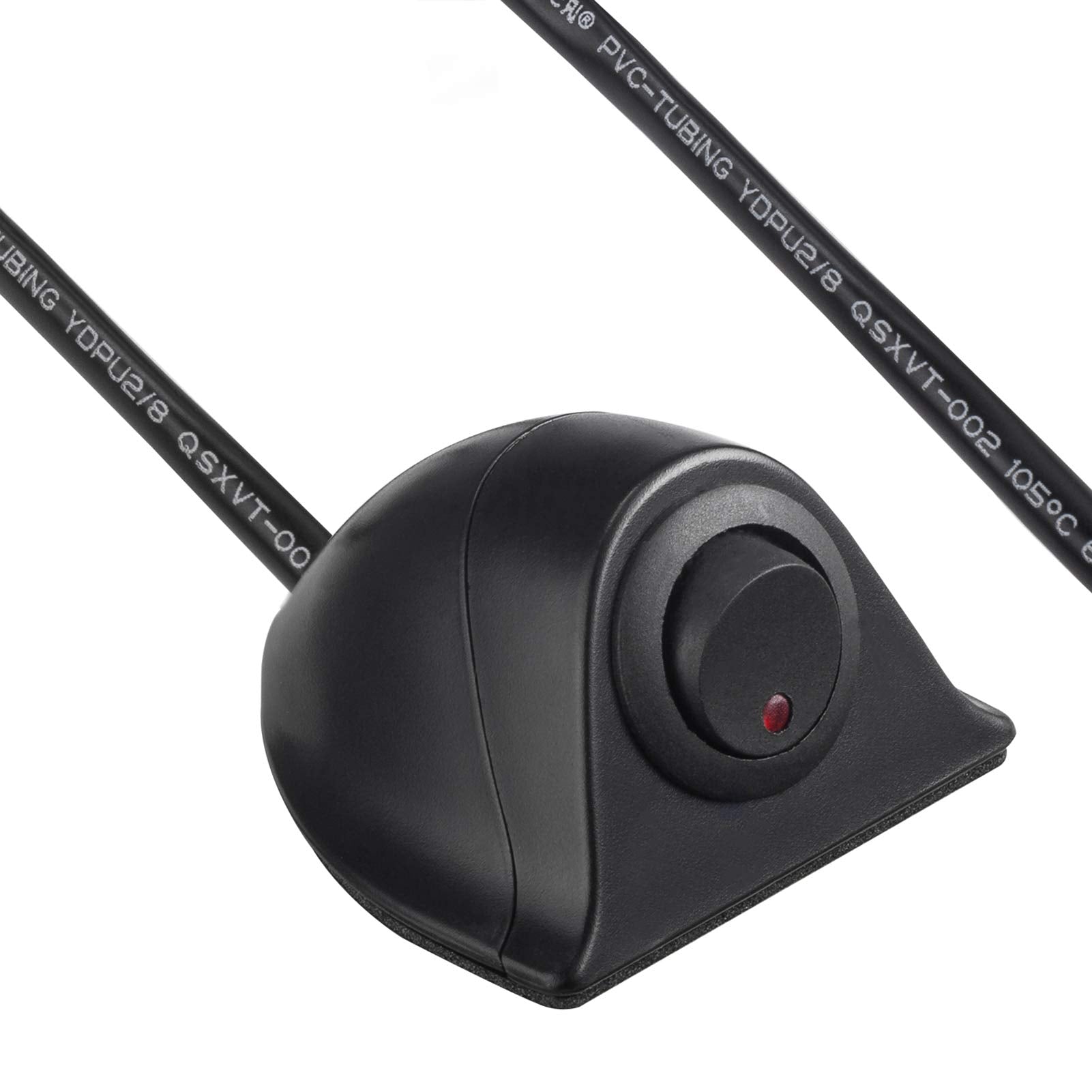 Jianfa Car Diy Switch Paste Type Rocker Switch Off/On Universal Dc12V Switch For Fog Driving Lights Neon Lights Led Light Bar Etc. (Black)