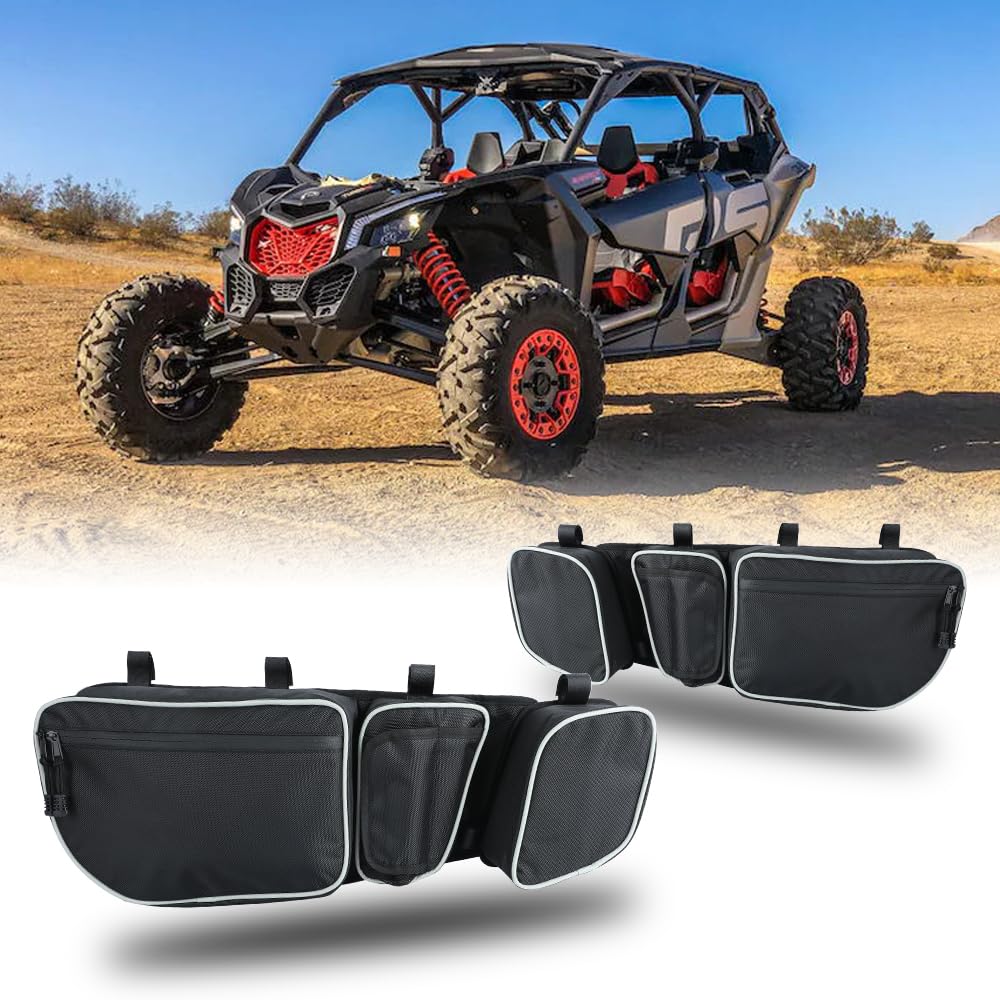 Sunpie Can Am Maverick X3 Door Bags Side Door Storage Bags Compatible With Can Am Maverick X3 Front Upper Door 2017 2018 2019 2020 2021 2022 2023 2024 All Models, Can Am Maverick X3 Accesstories Bags