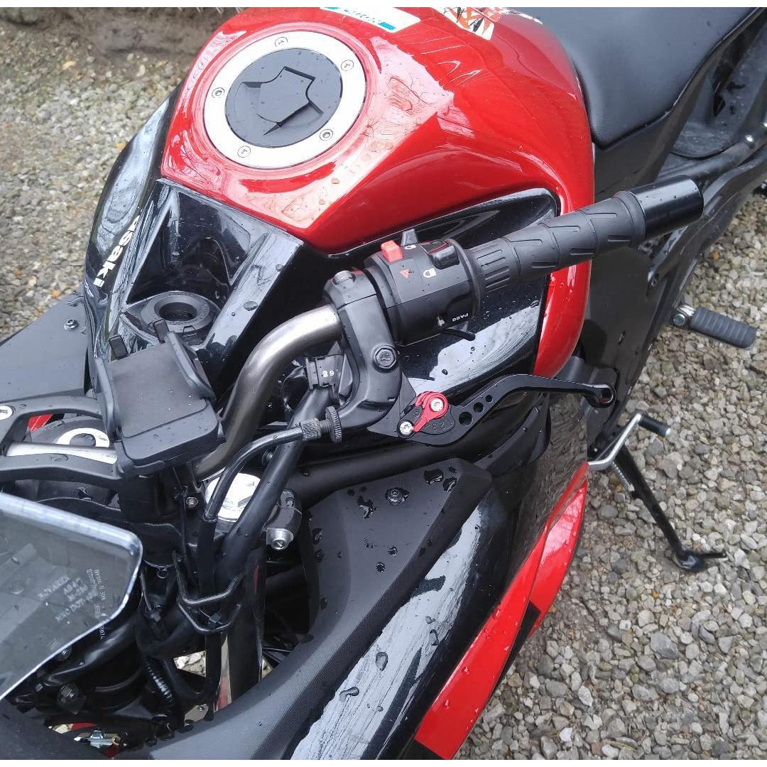 Ride It Forever Short Brake Clutch Levers For Ninja650R Ninja 650 R Er6F Er6N 2009-2016,Ninja400R 2011, Compatible With Versys 650Cc 2009-2014 Shorty Black Motorcycle Levers