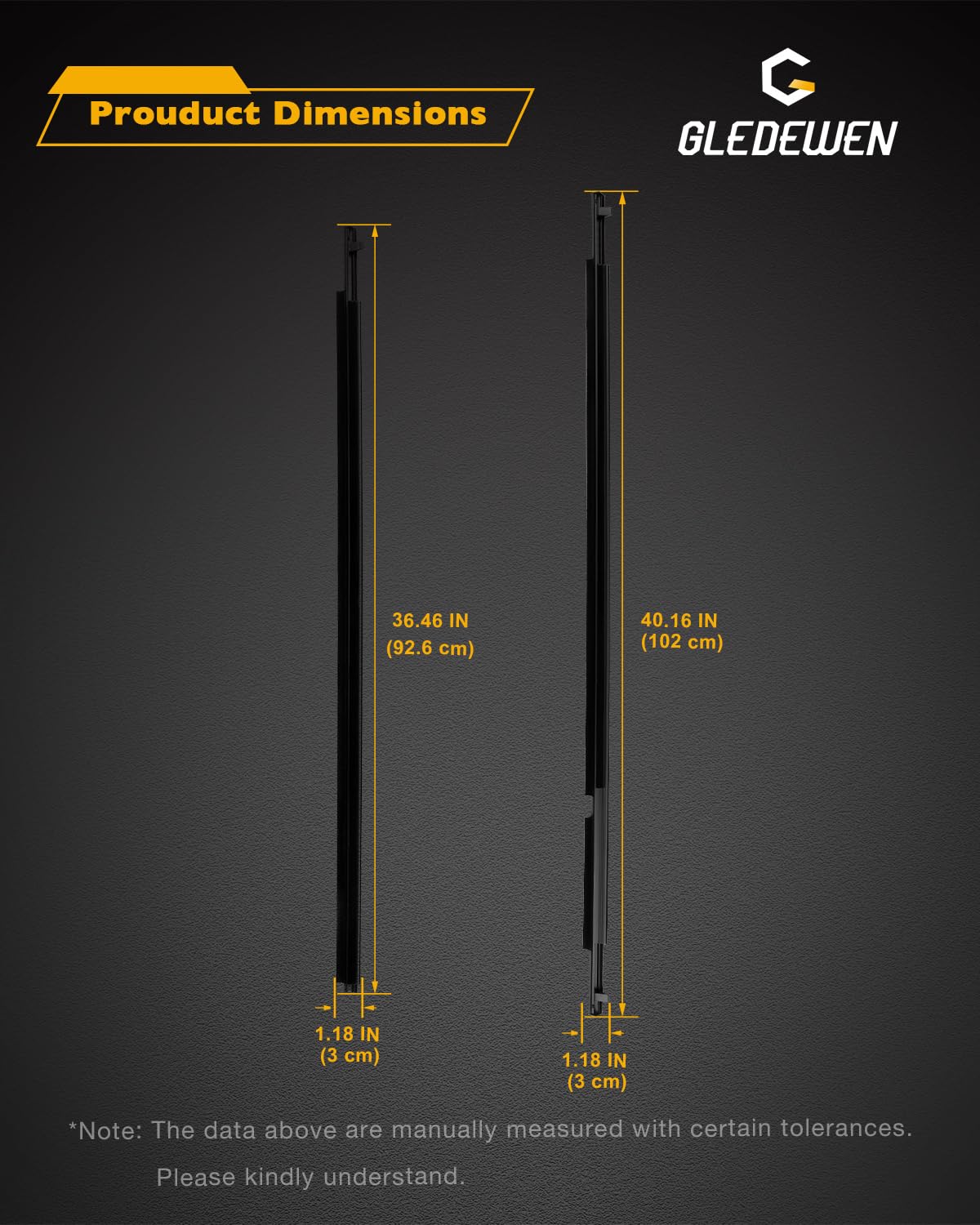 Toyota Scion xB Window Trim Seal, Weather Strip Belt Set, Compatible With 2008-2015, 75710-12820 75720-12820 75730-12340 75740-1