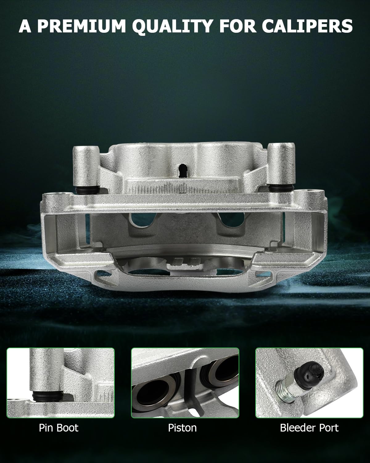 Scitoo 18B5303 18B5302 Front Left & Right Brake Calipers W/Bracket For Chevy For Silverado 2500 Hd/For Silverado 3500 Hd/For Sub