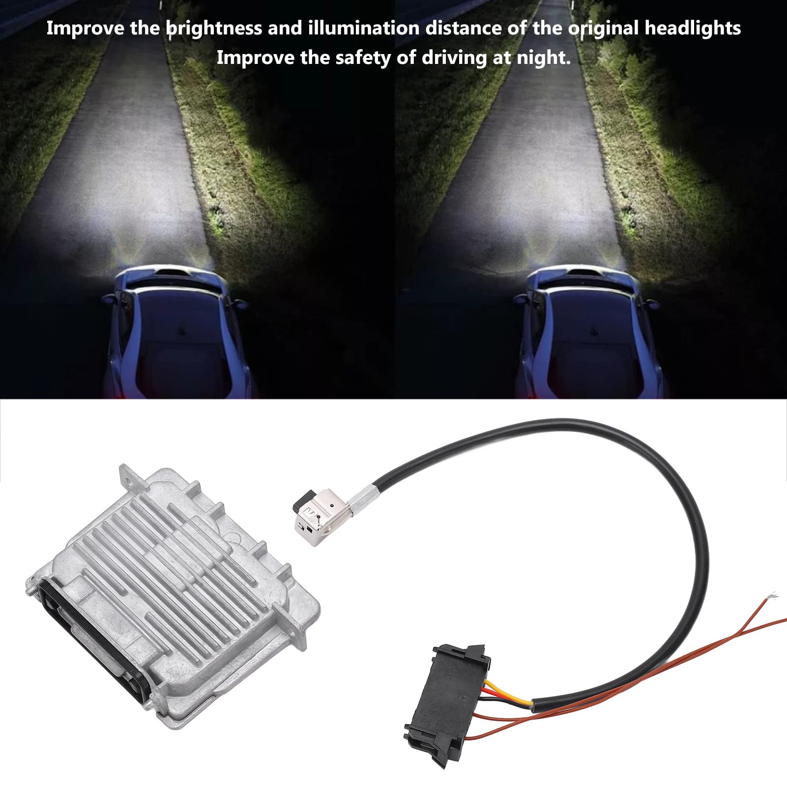 KIMISS Xenon Headlight Ballast Assembly 68222897AA for Grand Cherokee 2014-2020 - Reliable Control Module, Popular Size