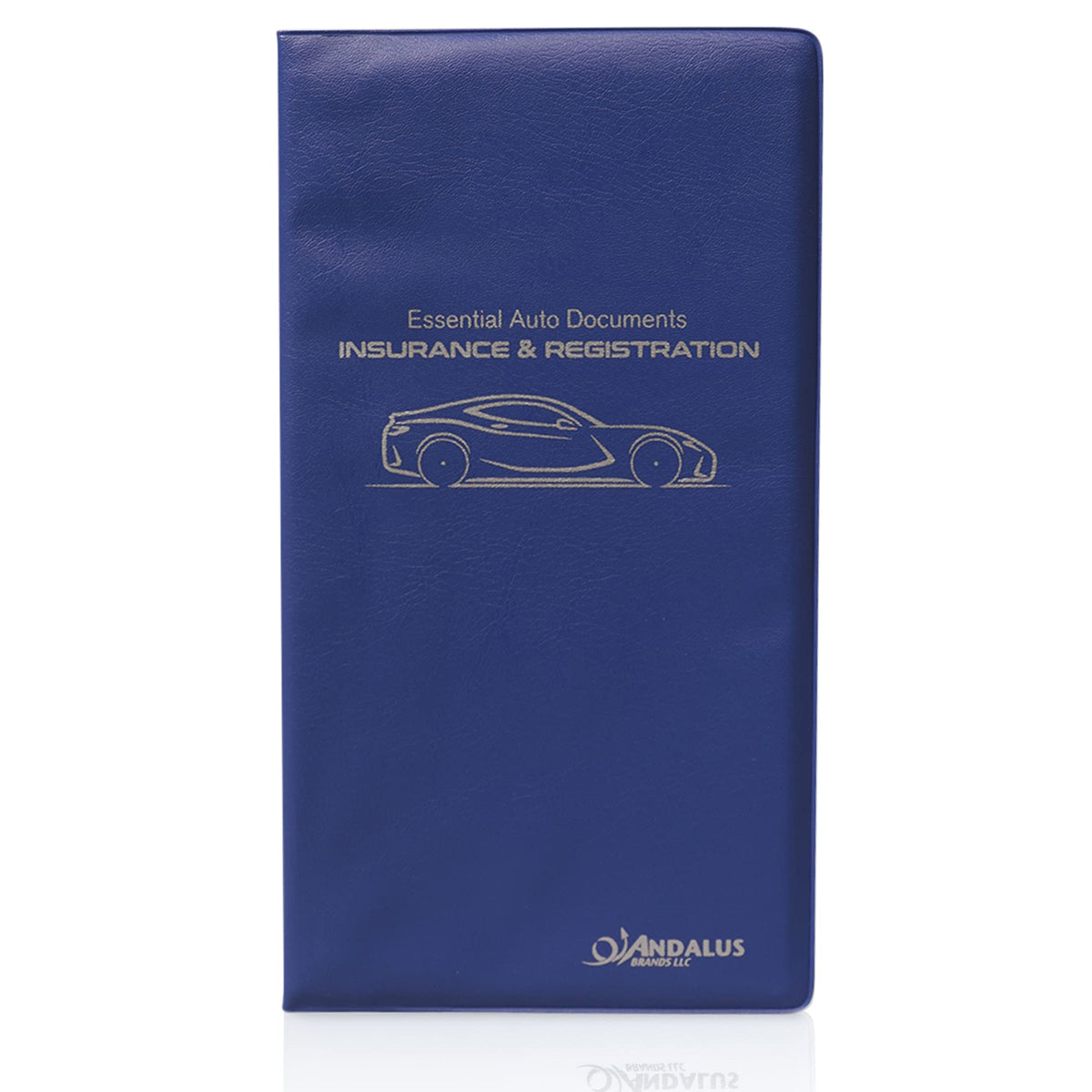 Andalus Auto Registration & Insurance Card Holder Pack Of 1, Waterproof Essential Car Registration Holder With Hook & Velcro Clo