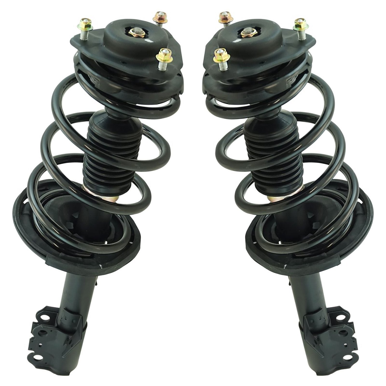 Trq Front Strut & Coil Spring Assembly Set Driver & Passenger Sides Compatible With 11-14 Toyota Sienna