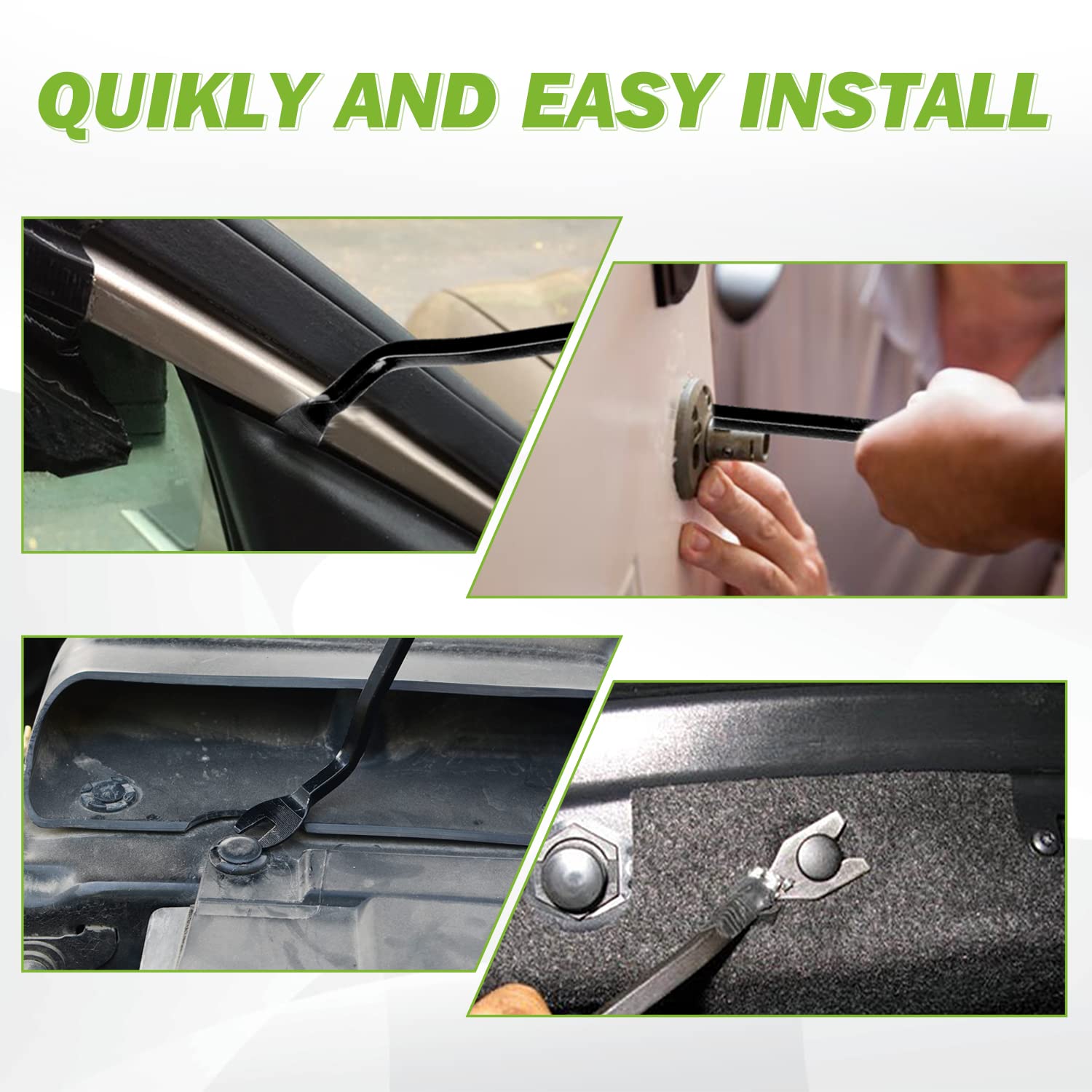 Frokom 36 Most Popular Sizes Nylon Bumper Fender Rivets,820Pcs Car Push Retainer Clips Fasteners Cars Body Kits,Fasteners Remover For Ford Gm Toyota Honda Chrysler Bmw Benz Nissan Subaru Audi