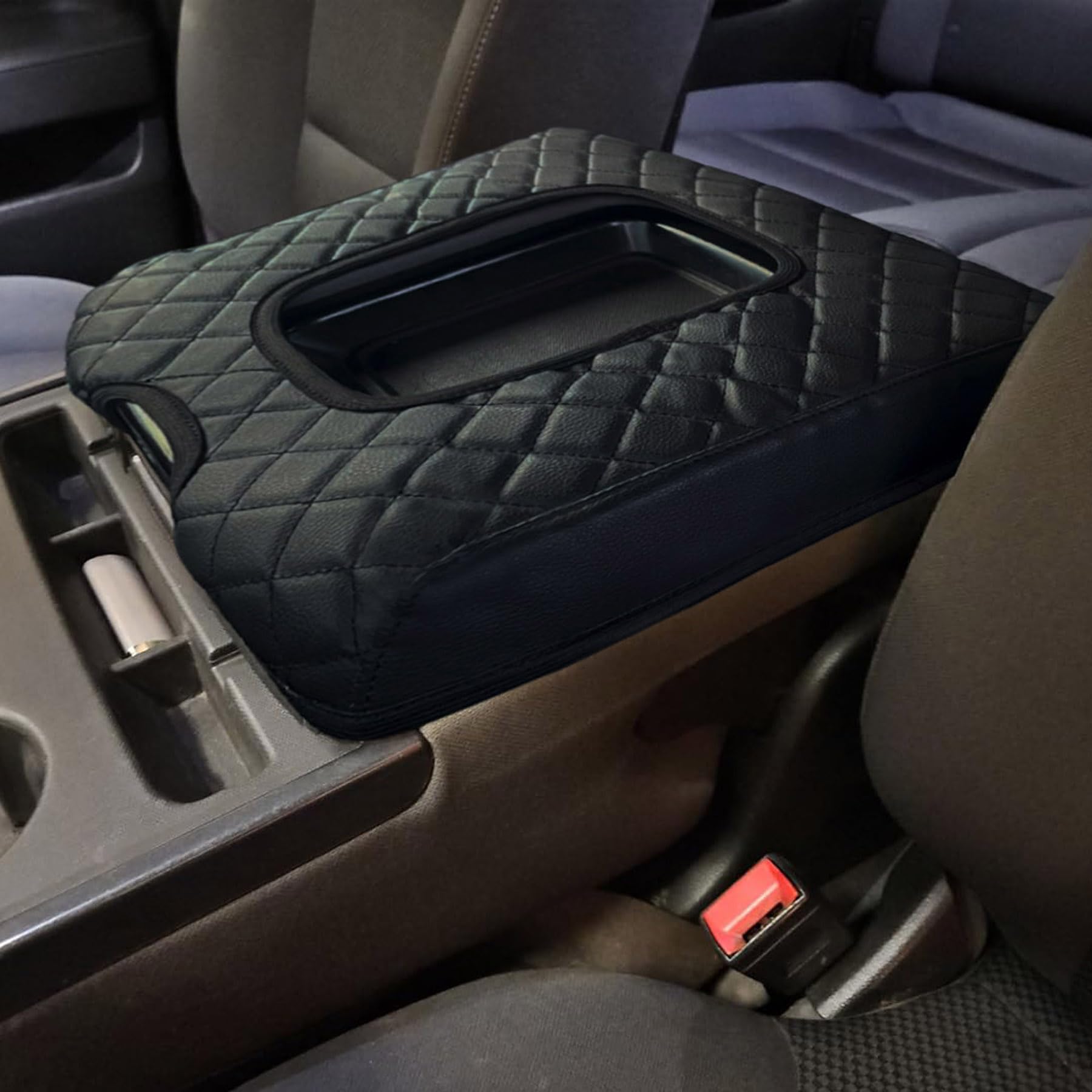 Zxiaochun Center Console Cover Compatible With 2014-2018 Chevy Silverado/Gmc Sierra Jump Seat Accessories, Middle Console Armres