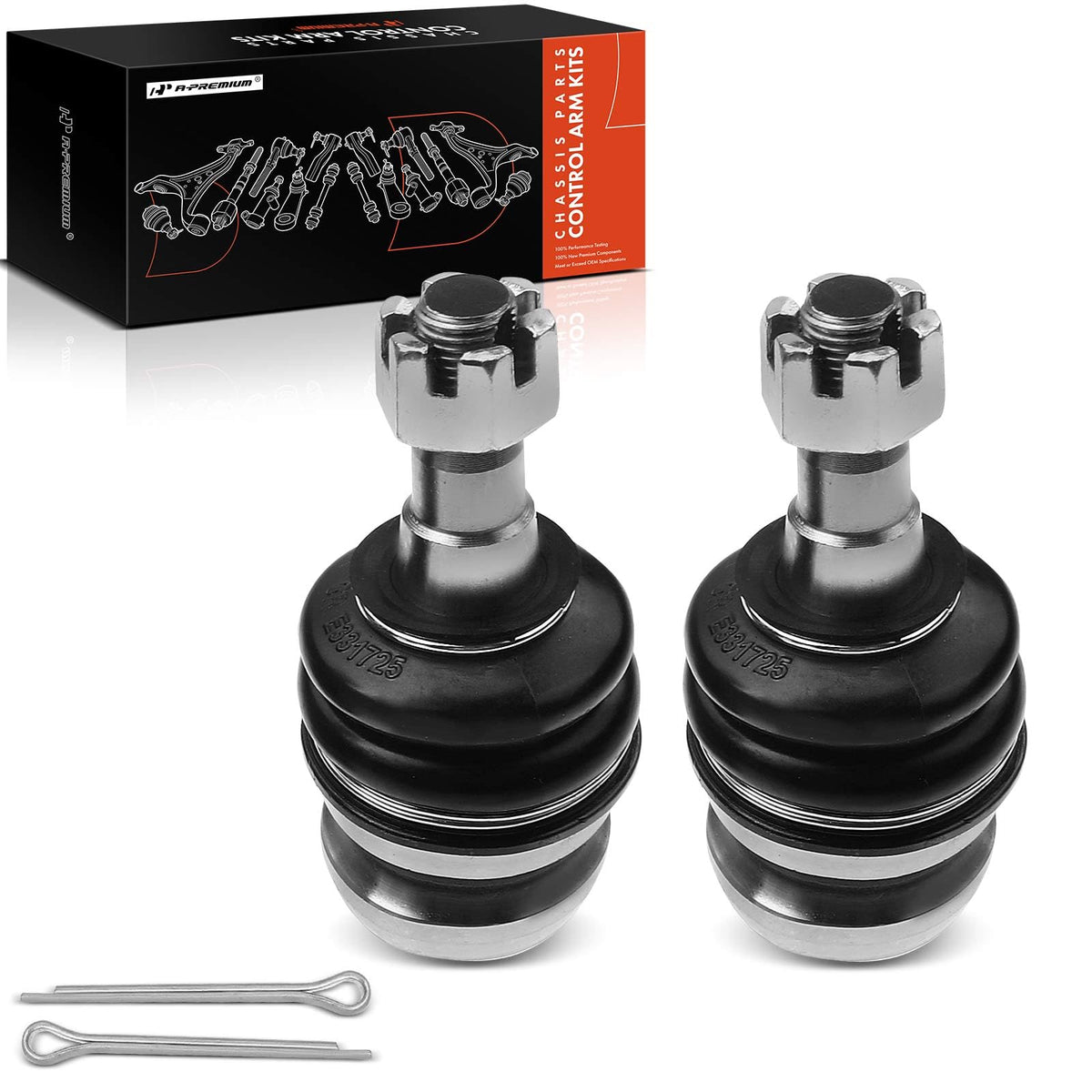 A-Premium 2 x Front Lower Ball Joint Compatible with Subaru Outback 00-19, Forester 98-18, Impreza 93-16, Legacy 90-19, WRX (STI