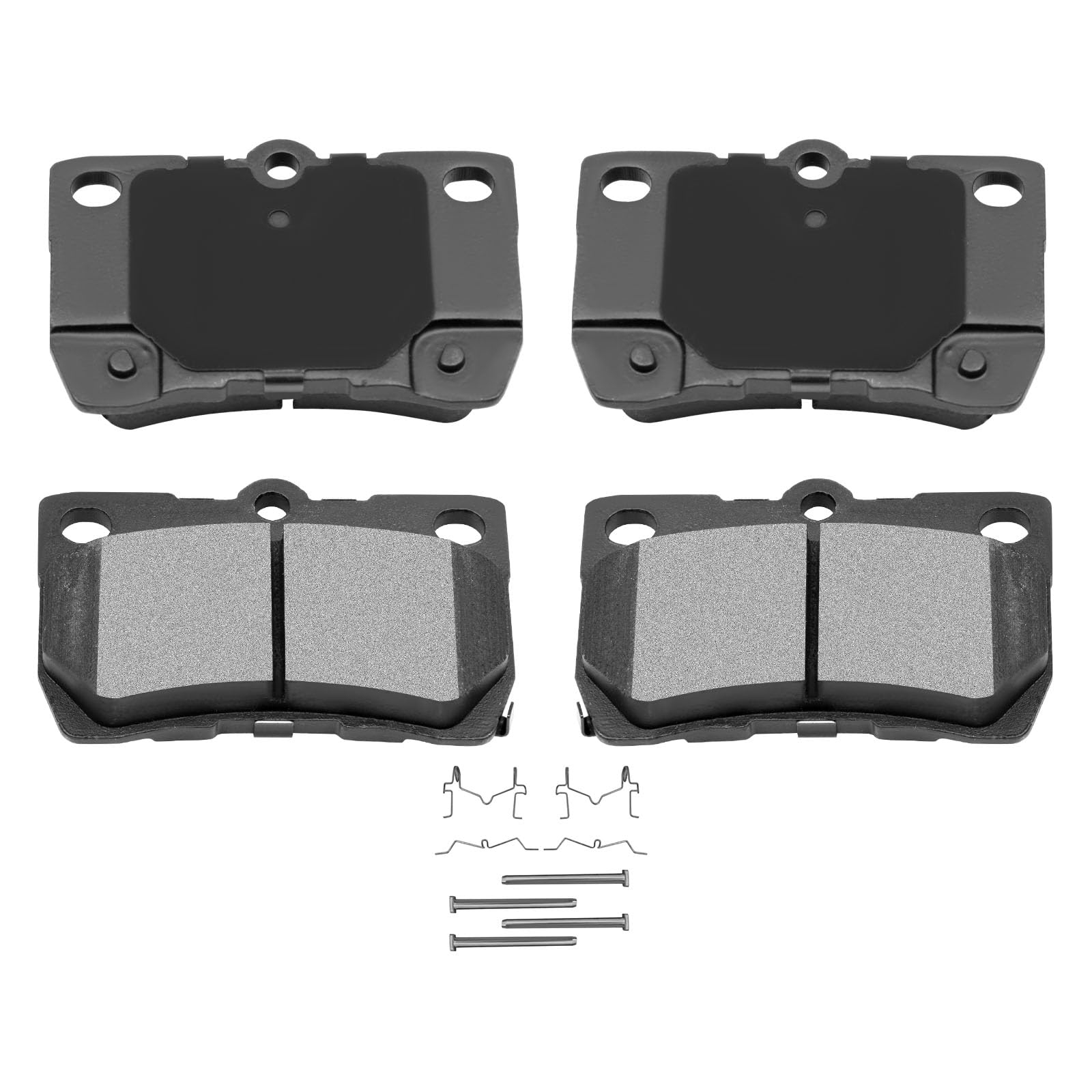 Automuto 4Pcs Rear Semi-Metallic Disc Brake Pads Set D1113 For Lexus Gs300 Gs350 Gs430 Gs450H Gs460 Is250 Is350