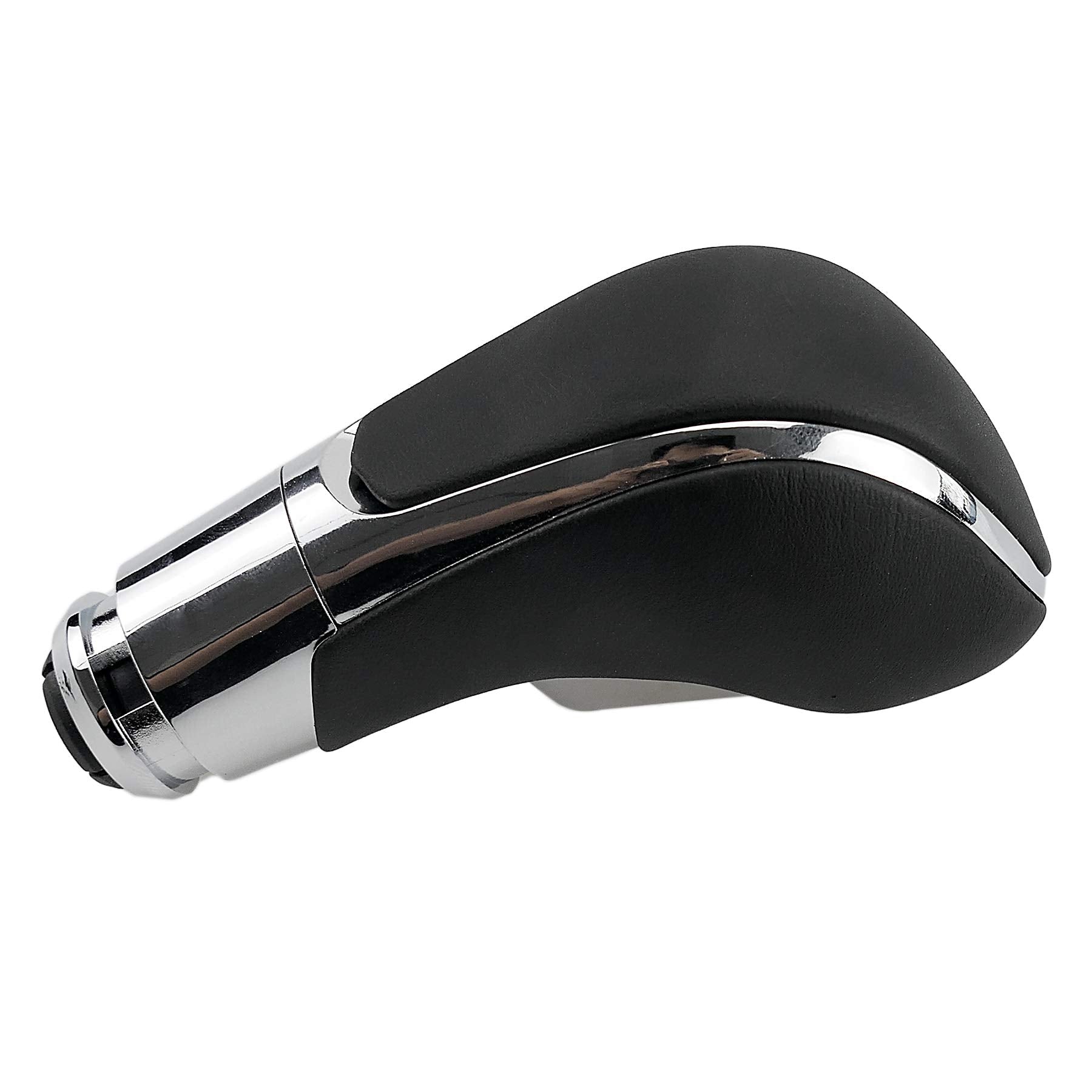 AUGREX Gear Shifter Knob for Buick Verano 2012-2017, Black Leather Shift Knob Adapter, Plastic Material