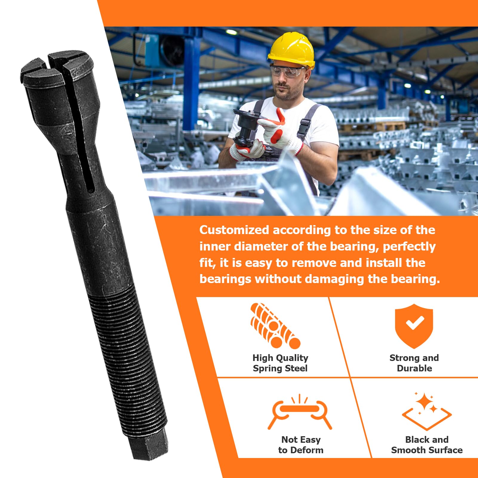 Compatible with 2017-2024 Harley Davidson Milwaukee Eight Engine Inner Camshaft Bearing Installer Tool & Remove Puller (M8)