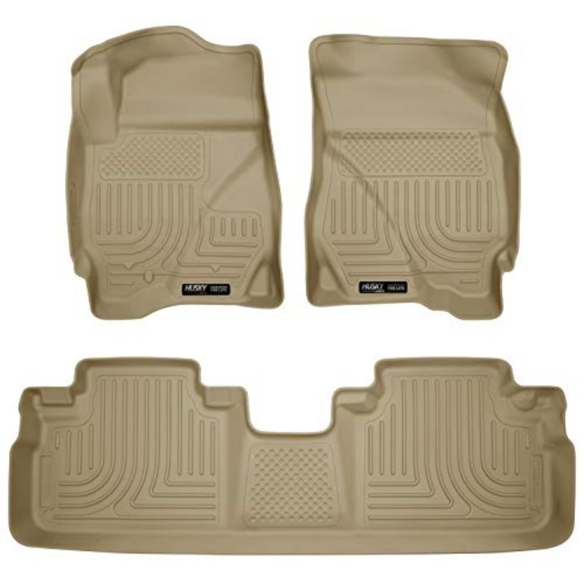 Husky Liners Weatherbeater Floor Mats | Fits 2009-2012 Ford Escape; 2009-2011 Mazda Tribute & Mercury Mariner | Front & 2Nd Row,