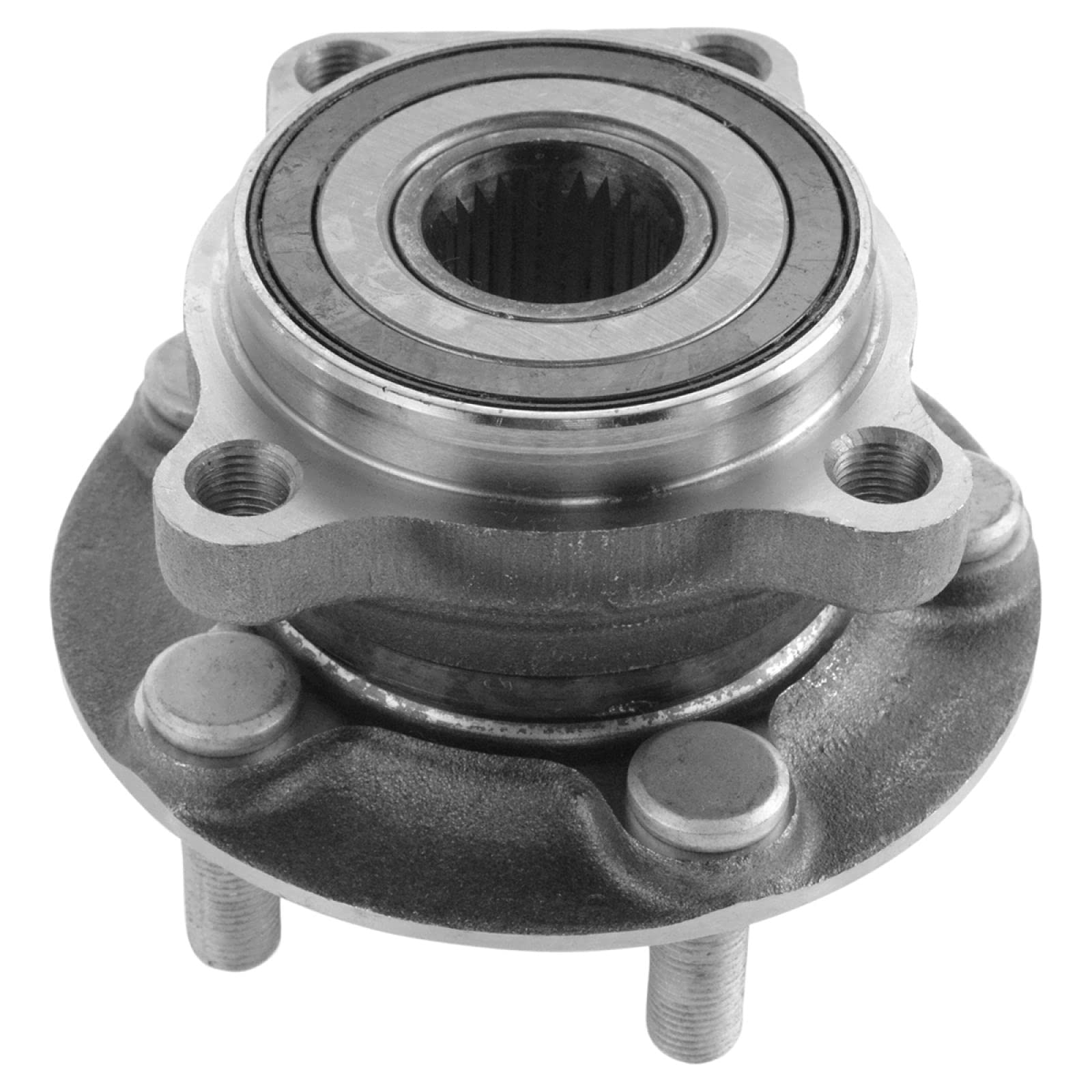 Trq Front Left Right Wheel Hub Bearing Assembly Driver Passenger Side Compatible With 2009-2014 Subaru Forester 2012-2014 Imprez