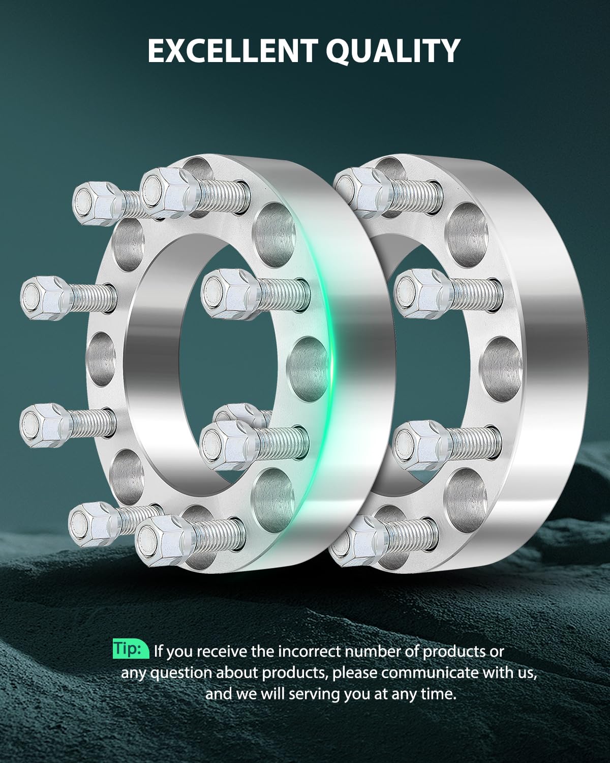 Scitoo 4X 8 Lug 1.5 Inch 8X170Mm Wheel Spacers 8X170 To 8X170 14X2 Studs 125Mm Compatible With For F250 For F350 For Excursion