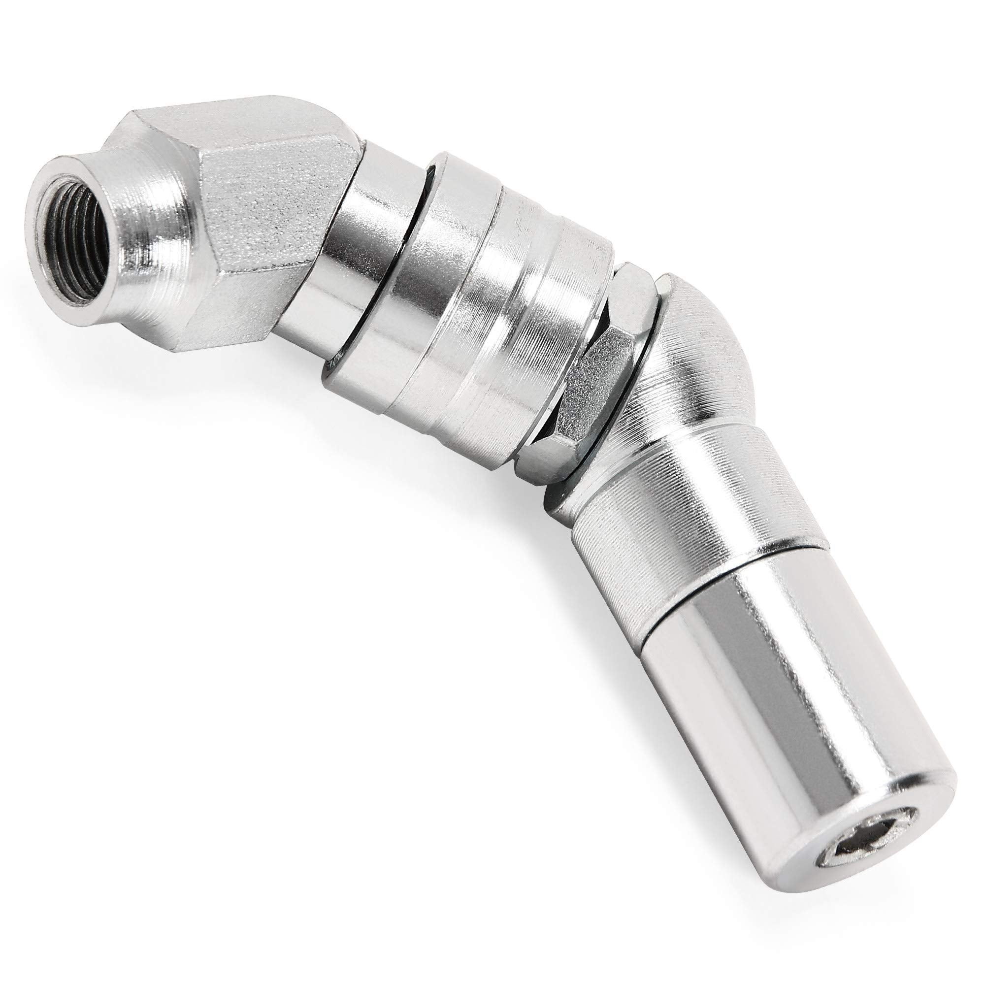 Powerbuilt 648759 Swivel Coupler with 360 Degree Rotation, Silver