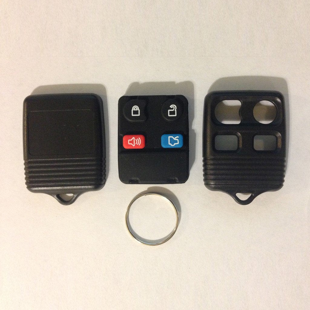 Ri-Key Security - New Replacement Alarm Remote Shell Pad Button For Ford Thunderbird 1999-2006 Keyless Key 4 Button Fob Case.