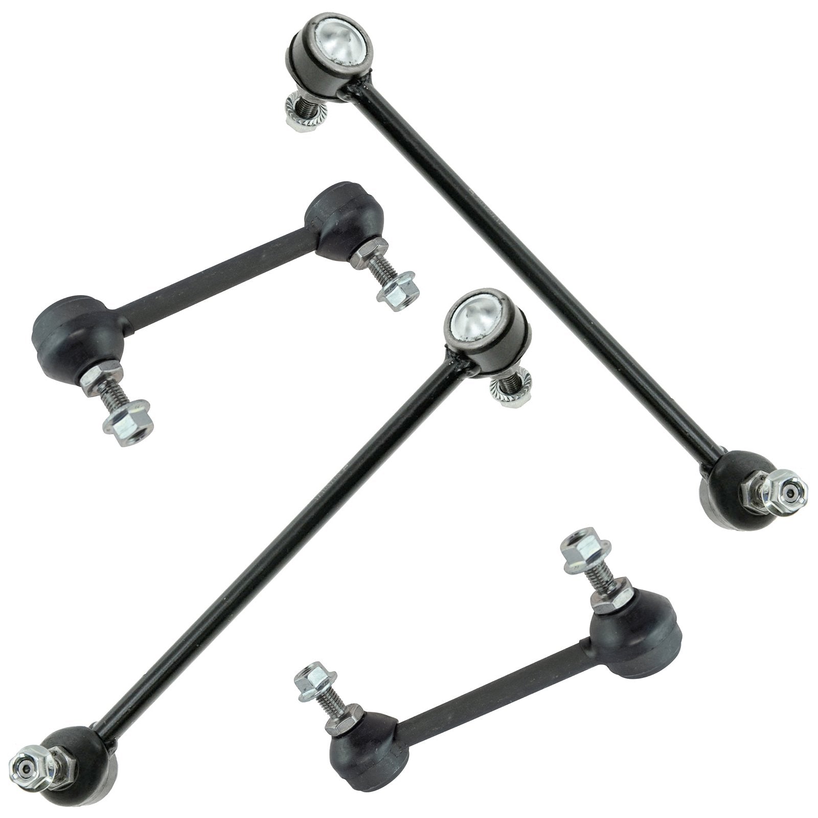 Trq Front & Rear Sway Bar Stabilizer Link Set Compatible With 2005-2007 Ford Five Hundred Freestyle 2008-2009 Taurus Taurus X Me