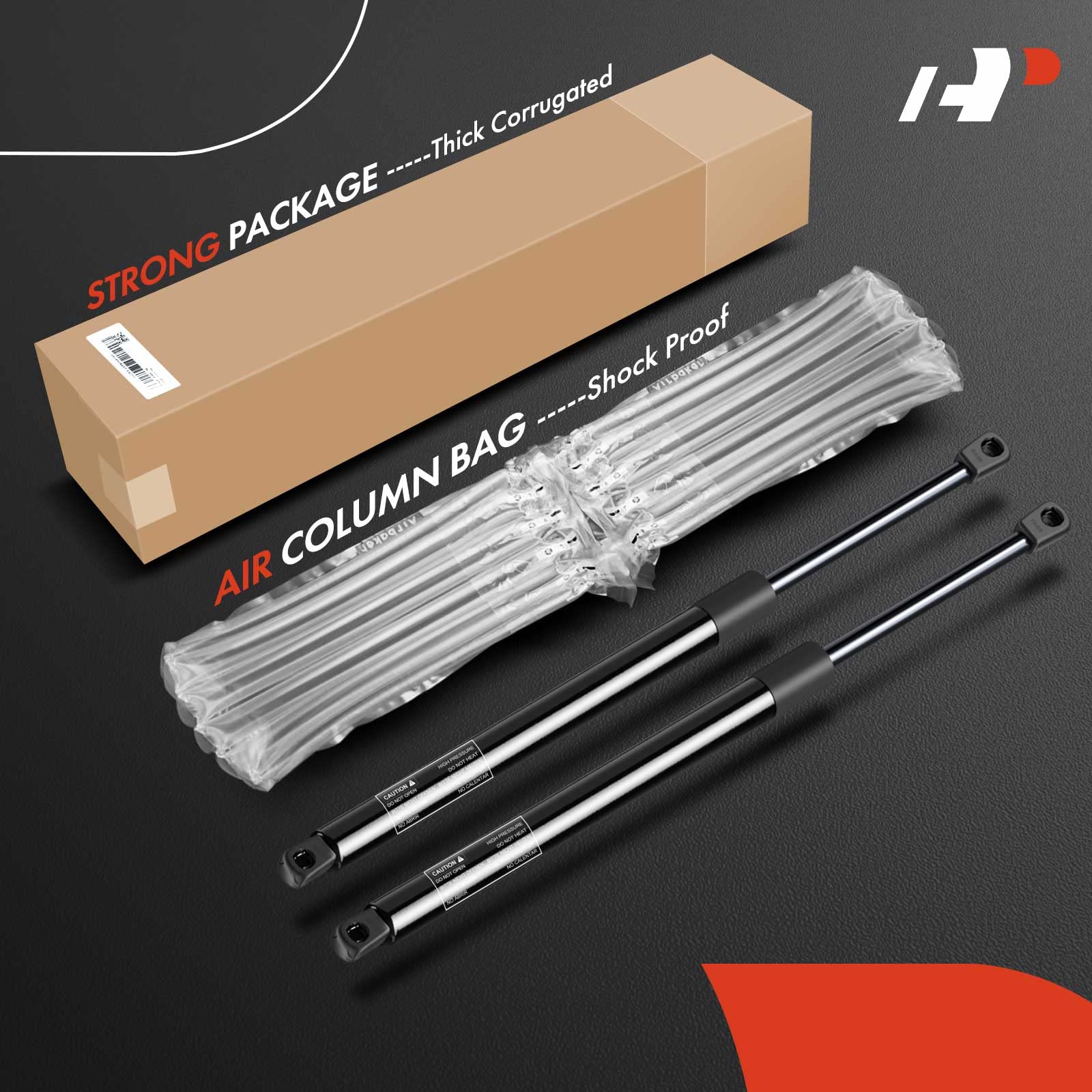 A-Premium Rear Tailgate Lift Supports Shock Struts Compatible With Dodge Durango 2004-2005 2-Pc Set