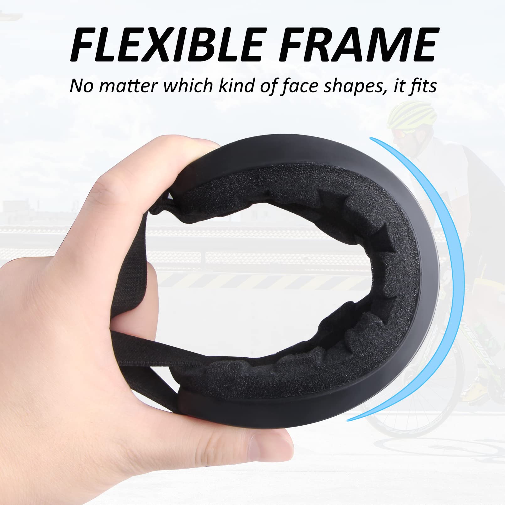 Motorcycle Goggles Kids, 2 Pack Dirt Bike Atv Motocross Goggles Ski Goggles, Off Road Riding Goggles For Child, Anti-Uv Dust Air