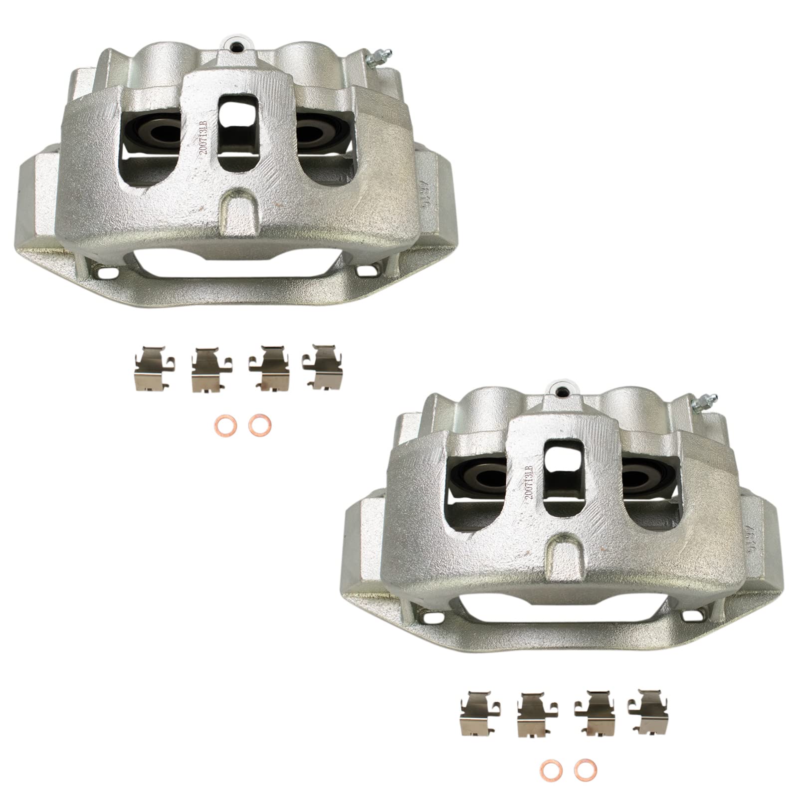 Trq Rear Brake Caliper Set Compatible With 2011-2019 Chevrolet Silverado 2500 Hd Silverado 3500 Hd 2016-2019 Suburban 2016 Subur