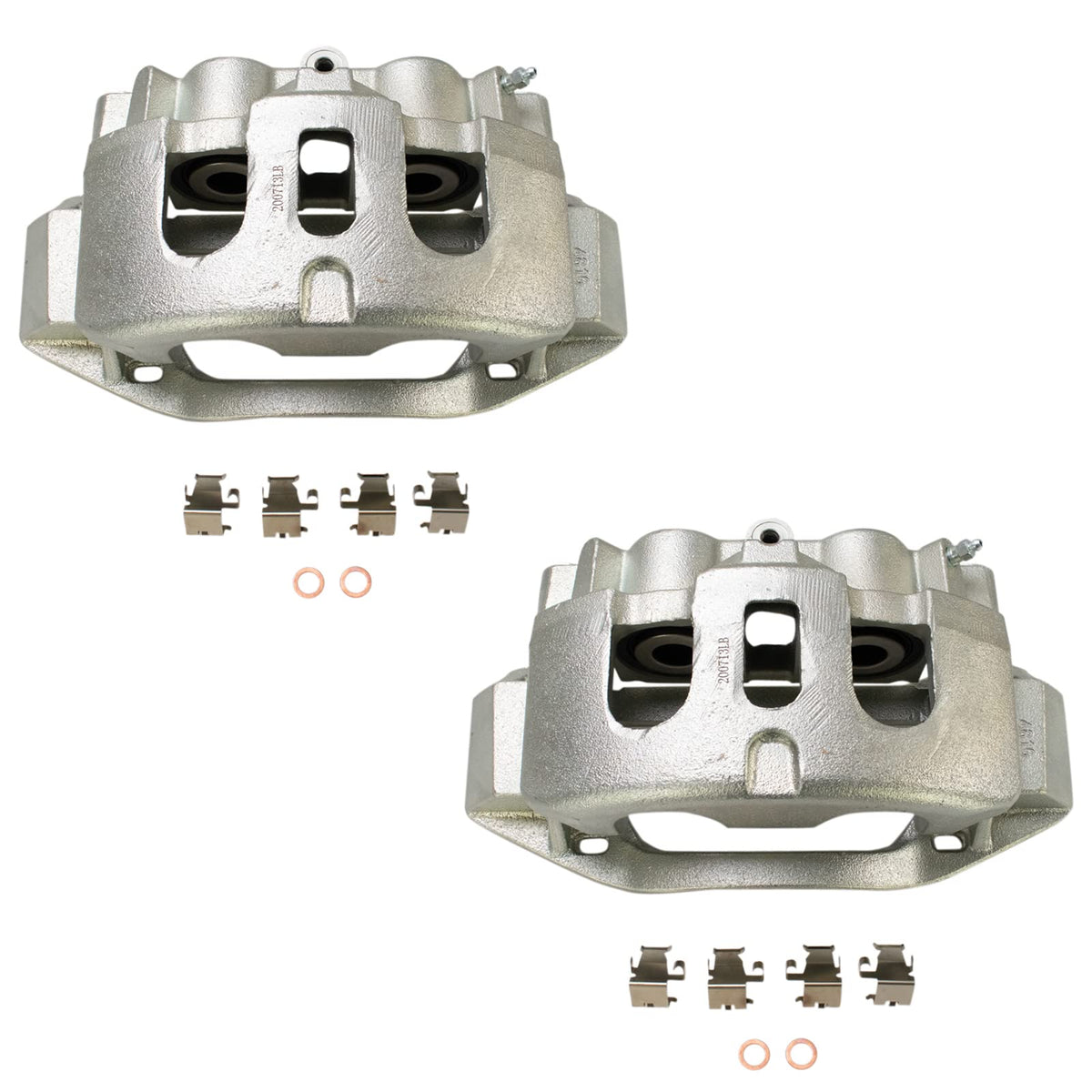 Trq Rear Brake Caliper Set Compatible With 2011-2019 Chevrolet Silverado 2500 Hd Silverado 3500 Hd 2016-2019 Suburban 2016 Subur