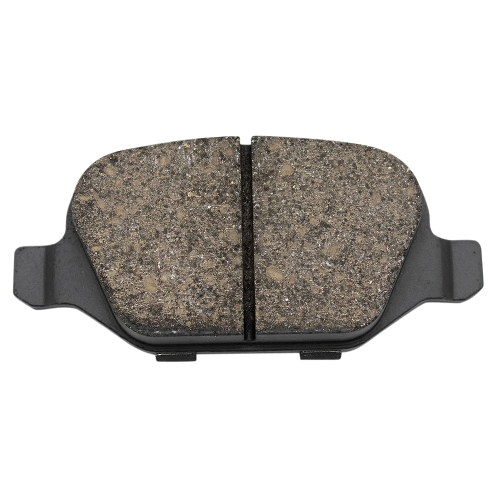 Trq Front And Rear Brake Pad & Rotor Kit Brake Pads Brake Rotor Ceramic Solid Compatible With 2012-2017 Fiat 500