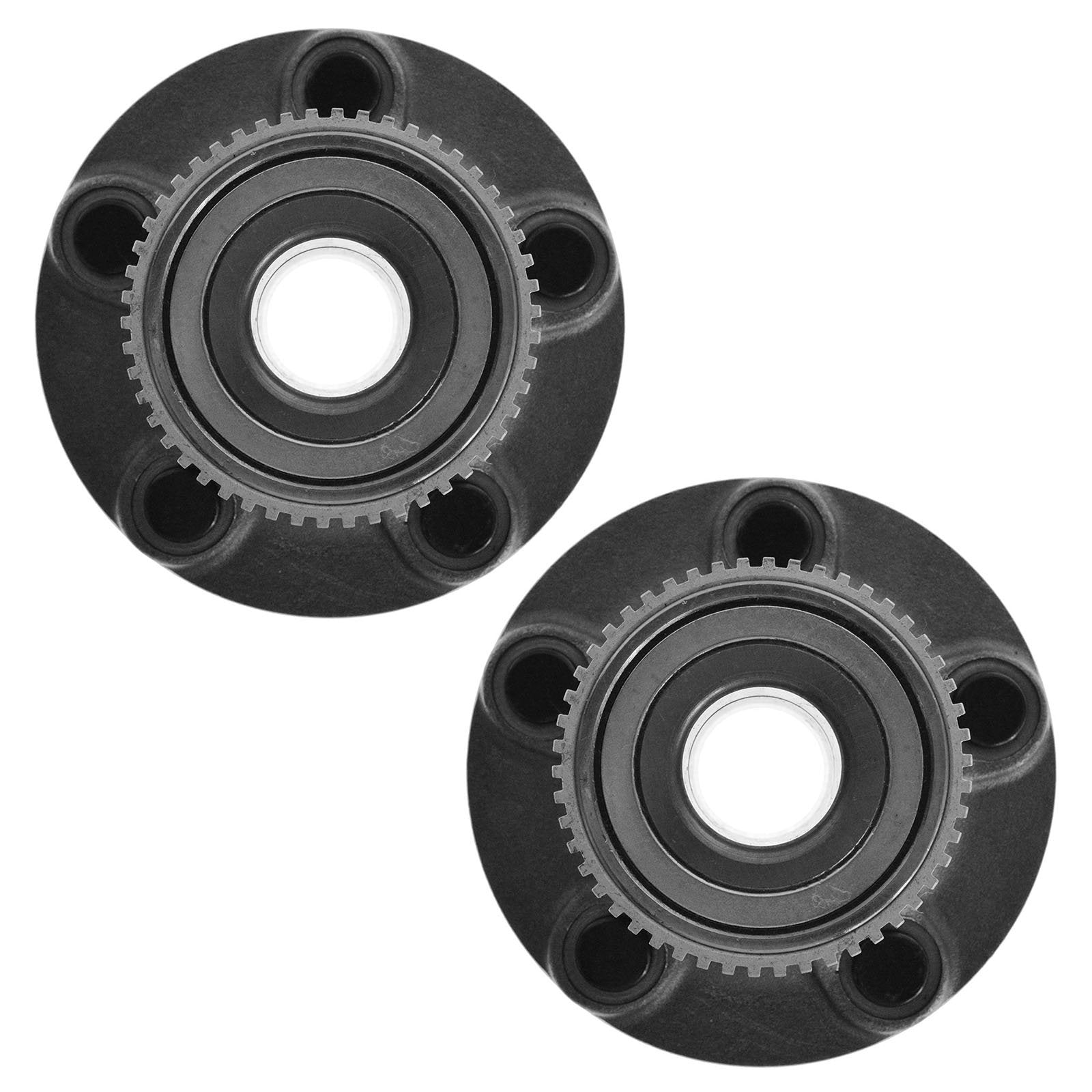 Trq Rear Wheel Hub Bearings Assembly Set Compatible With 2001-2007 Ford Taurus 2001-2005 Mercury Sable