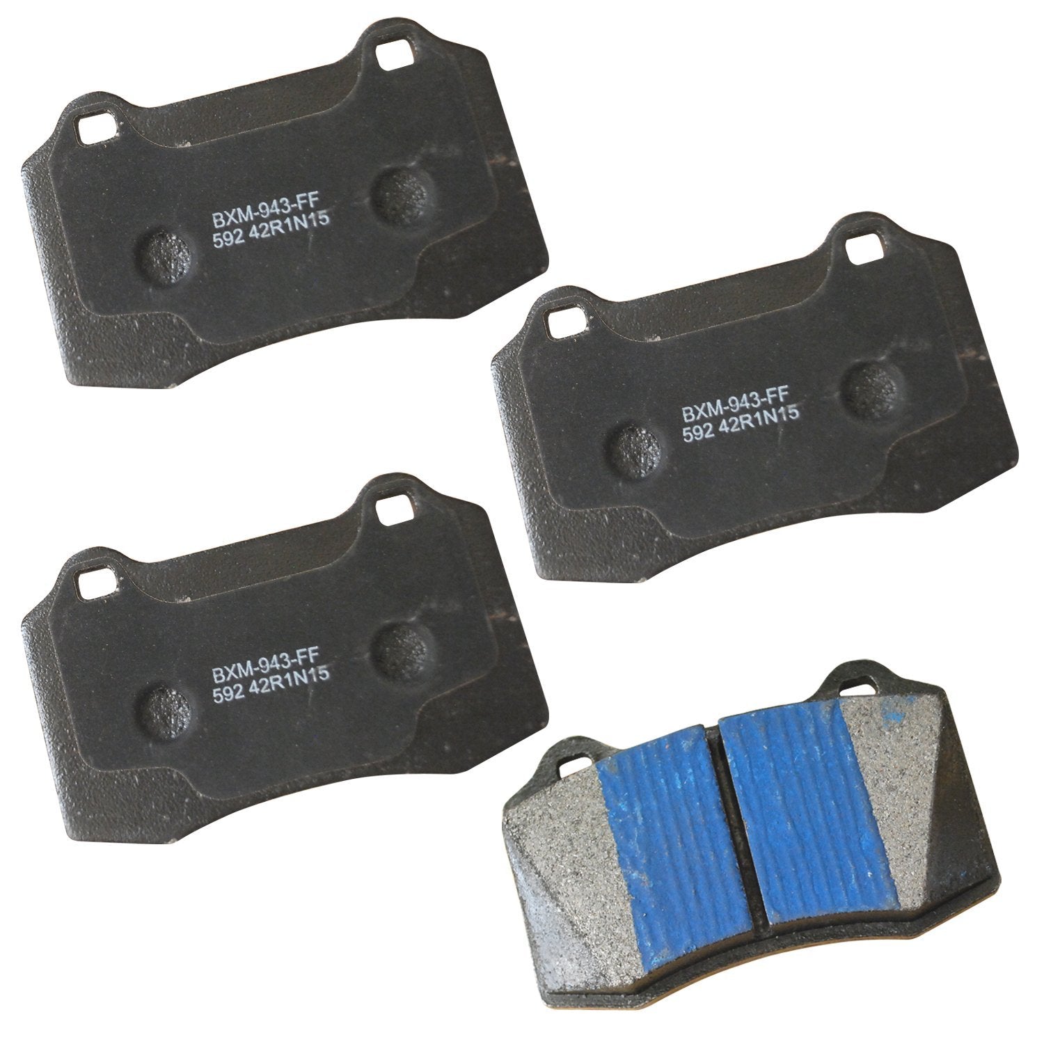 Bendix Premium Sbm592 Semi-Metallic Brake Pads For Dodge Viper 2002-1992, Ferrari 360 2005, Lotus Esprit 2004-1997
