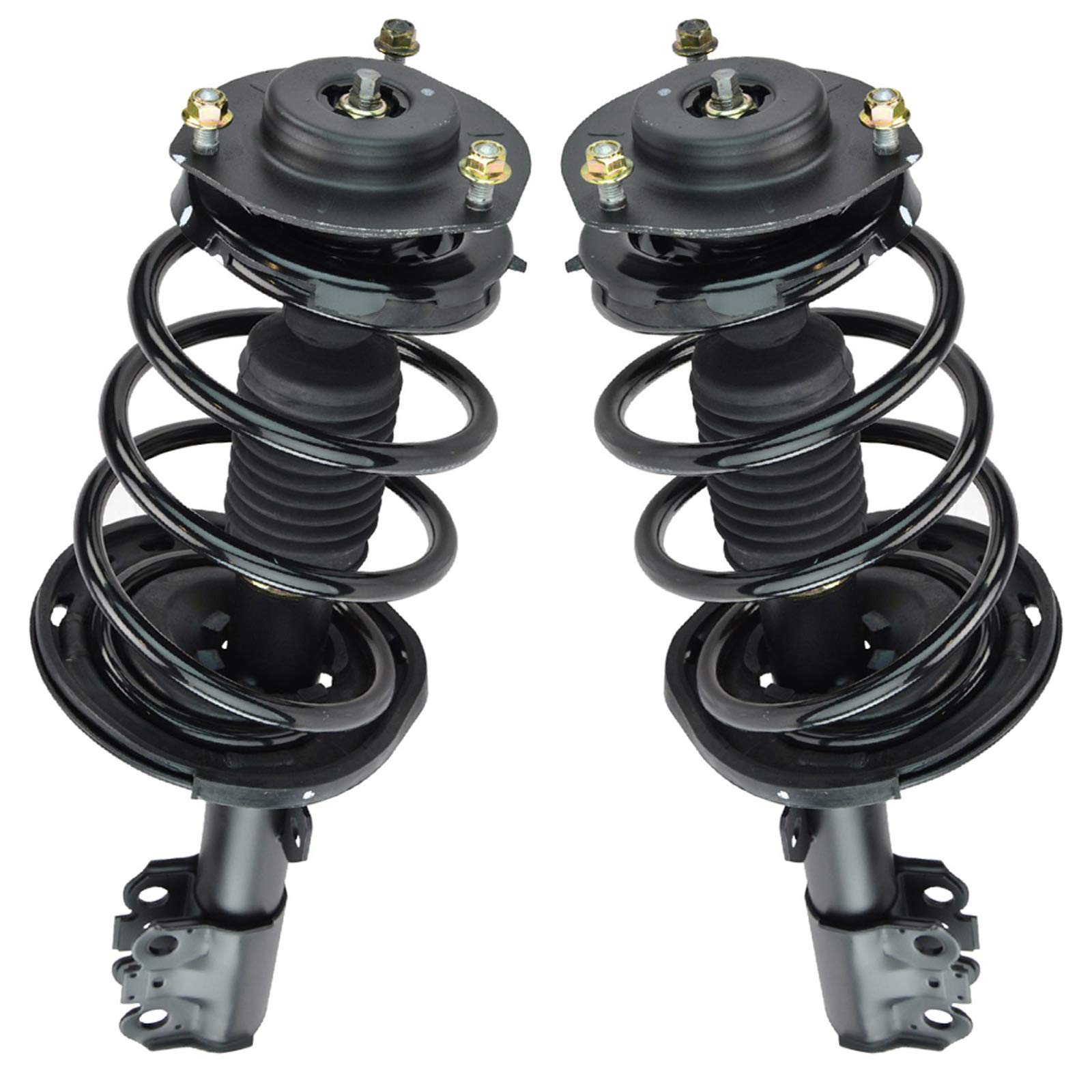 Trq Front Strut & Coil Spring Assembly Set Driver & Passenger Sides Compatible With 07-08 Lexus Es350 06-12 Toyota Avalon 07-11