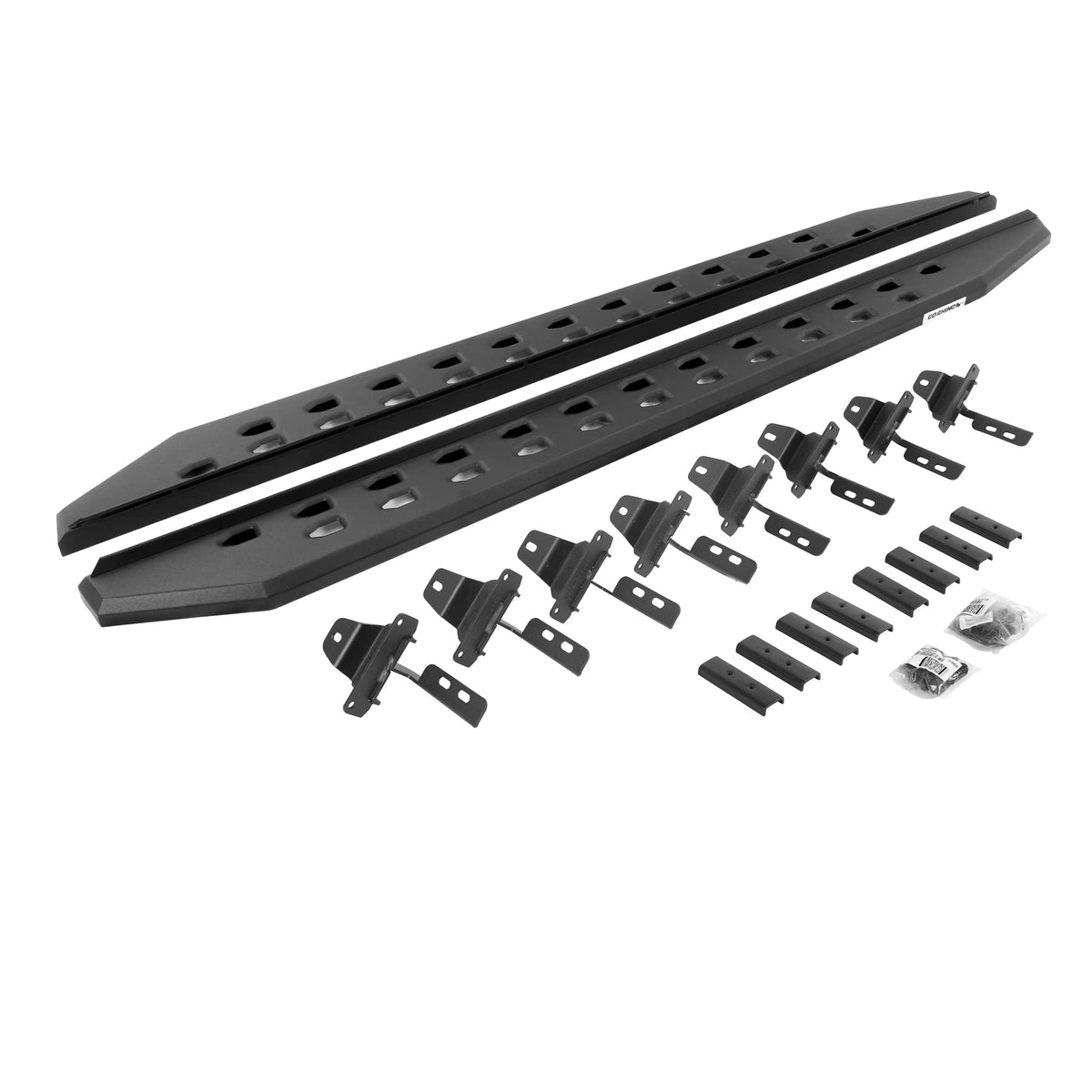 Go Rhino 69450673Spc Rb20 Slim Line Running Boards With Mounting Brackets Kit For Jeep 18-24 Wrangler (Sport Utility)