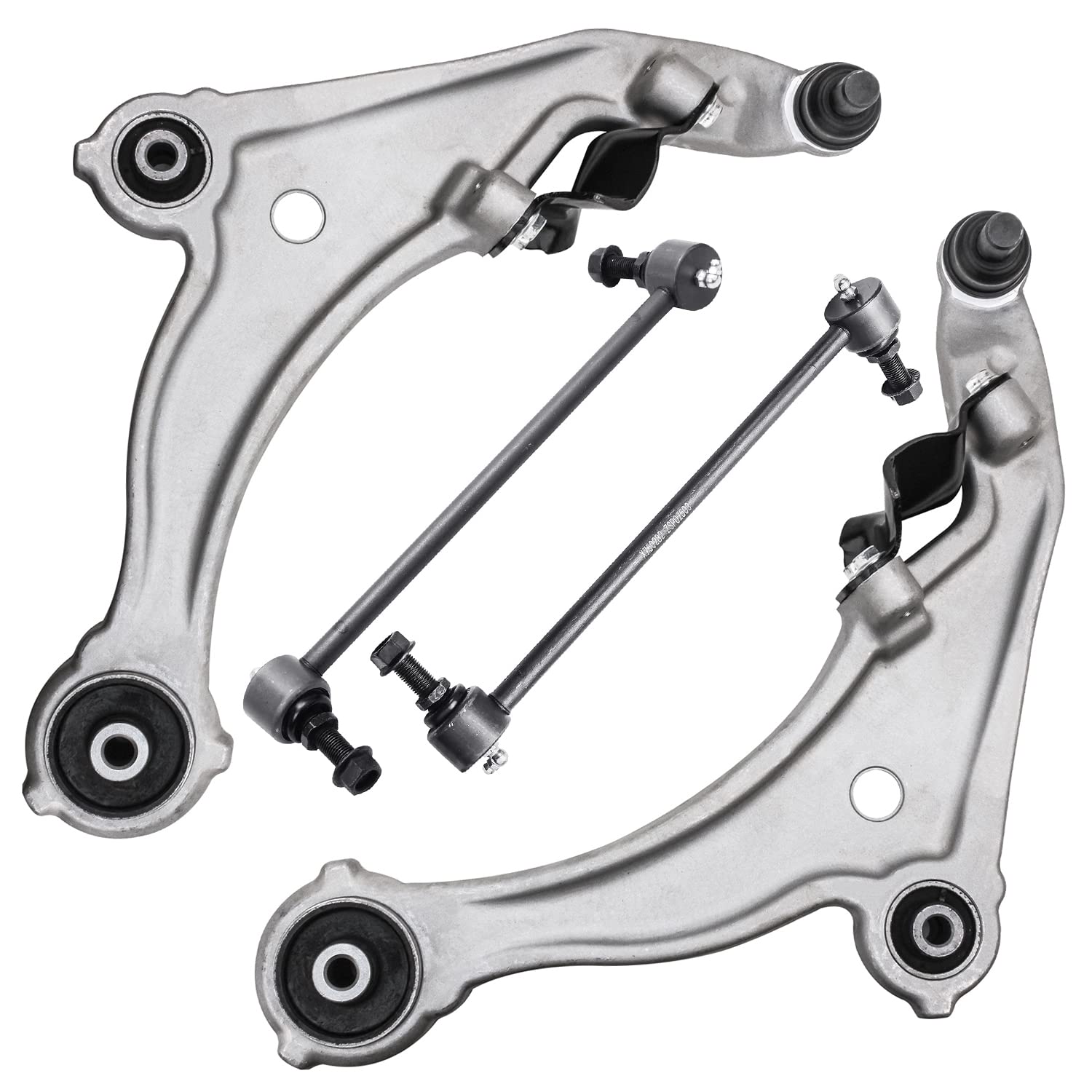 Detroit Axle - 4pc Front End Control Arms Kit for 09-14 Nissan Maxima, 2 Lower Control Arms w/Ball Joint 2 Sway Bars 2009 2010 2