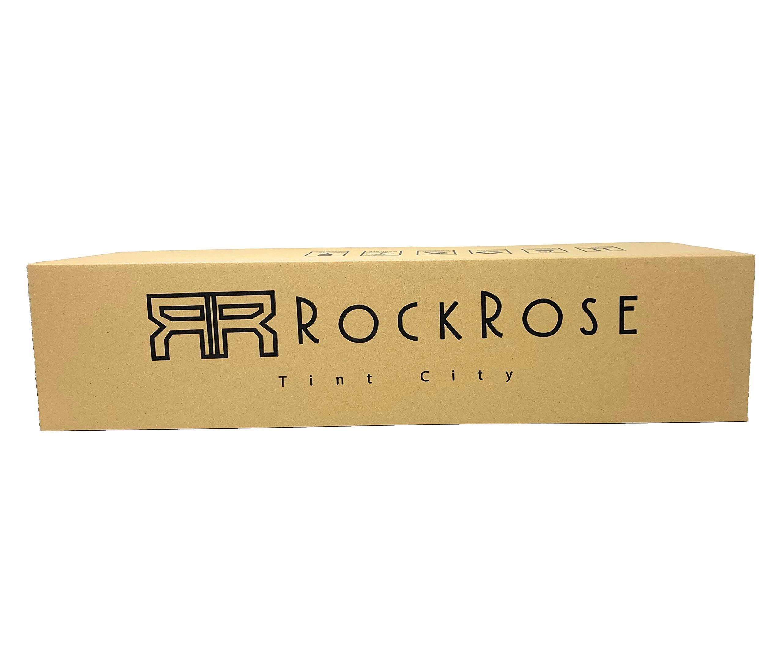 Rockrose 20% Vlt Car Tint 24' By 25Ft 2Ply Premium Carbon Professional Tint Car Window Tint Heat, Uv, And Irr Block Tint For Cars Adhesive Film(24' X 25Ft)