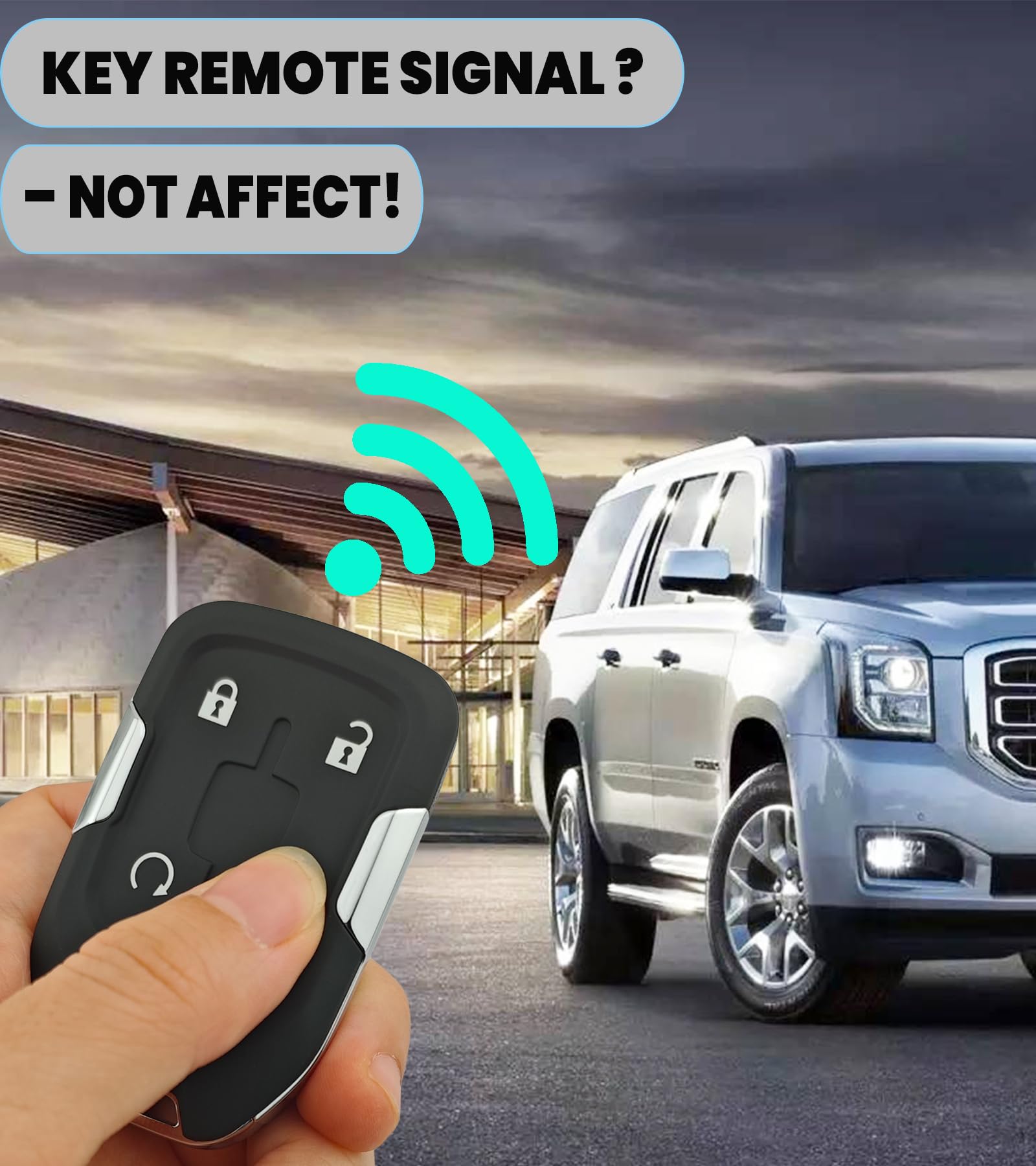 Smart Key Fob Cover Case Shell Fit For 2021 2020 2019 Chevrolet Silverado 1500 2500 Hd 3500 Hd Gmc Sierra 1500 2500 Hd 3500 Hd K