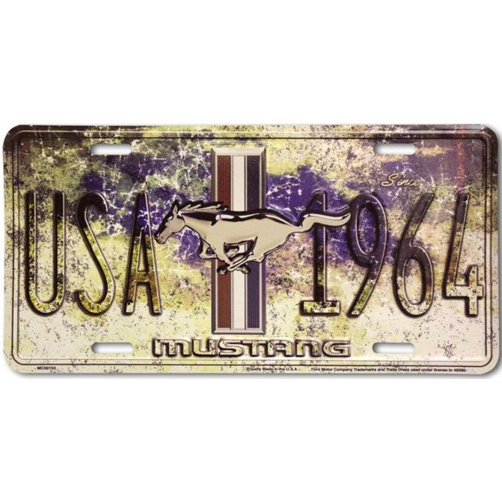 Signs 4 Fun Parody License Plate | Ford Mustang 1964 | 12    X 6    Decorative License Plate | Decoration Plate For Vehicle/Wall