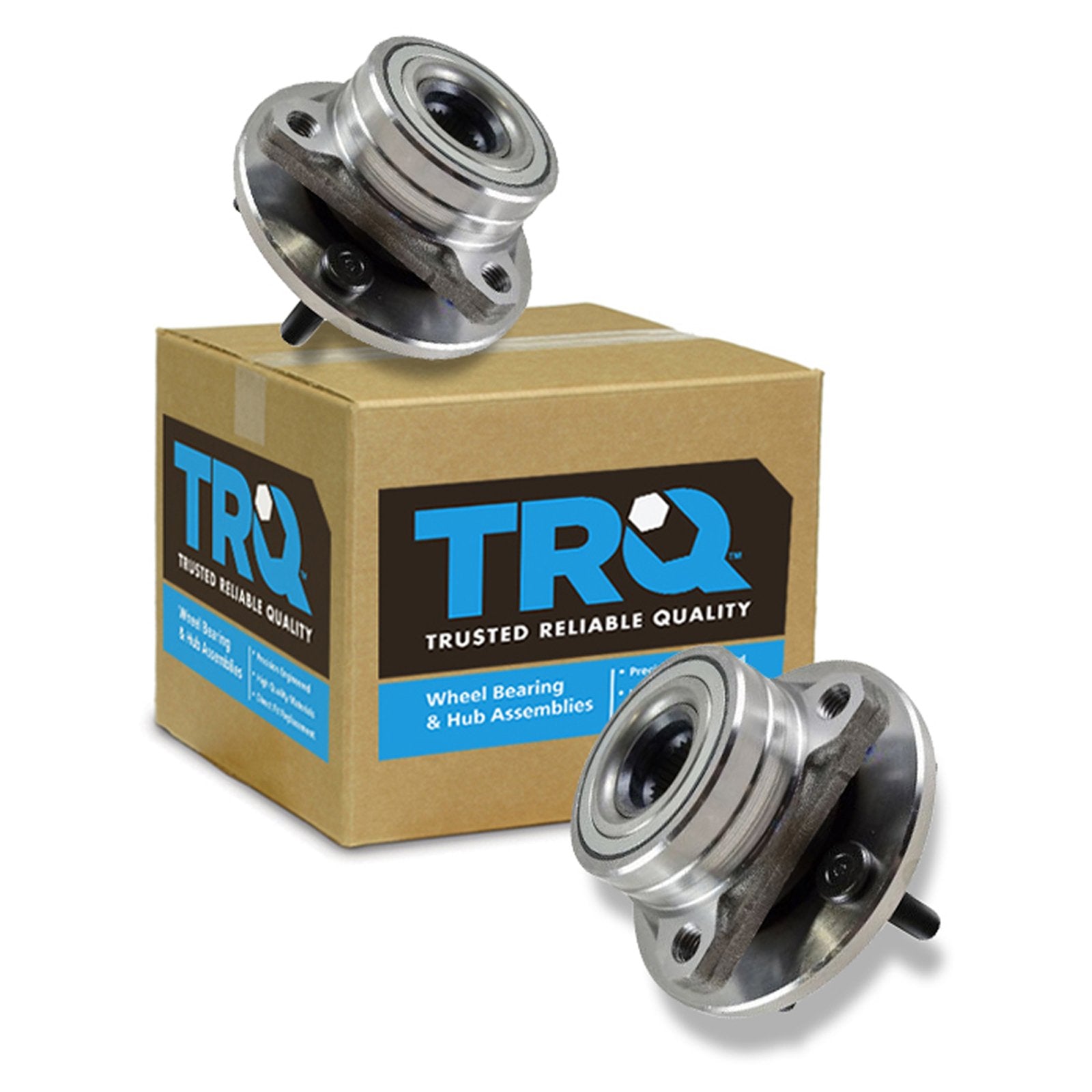 Trq Front Wheel Hub Bearings Assembly Set Compatible With 1996-2007 Ford Taurus 1995-2002 Lincoln Continental 1996-2005 Mercury 