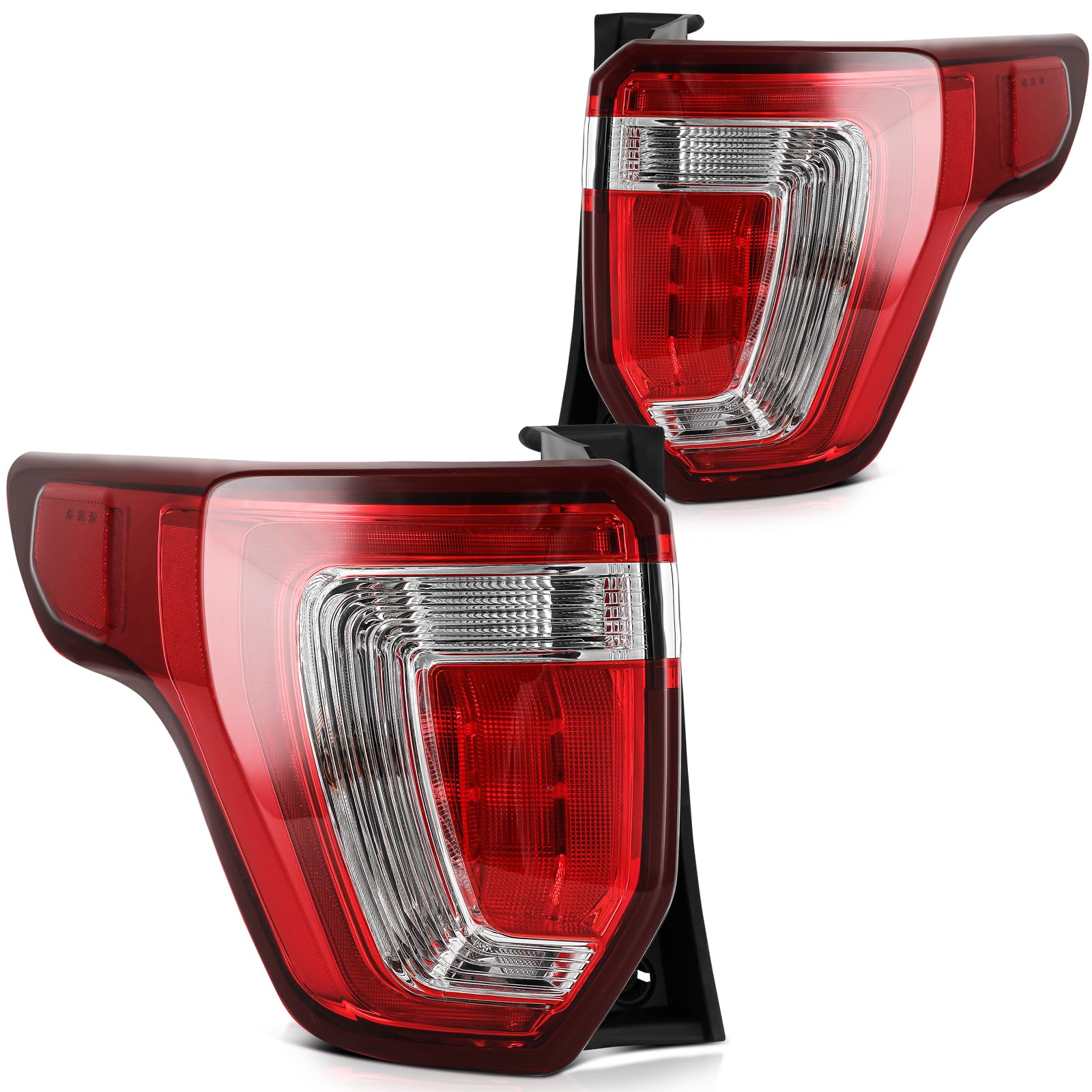 LBRST Tail Lights Fit 2016-2019 for Explorer Driver & Passenger Side Tail Light Assembly FO2800251