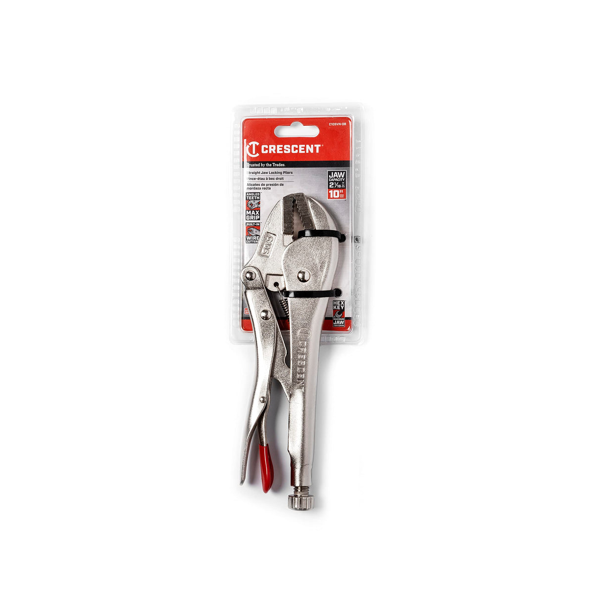 Crescent 10' Straight Jaw Locking Pliers - C10SVN