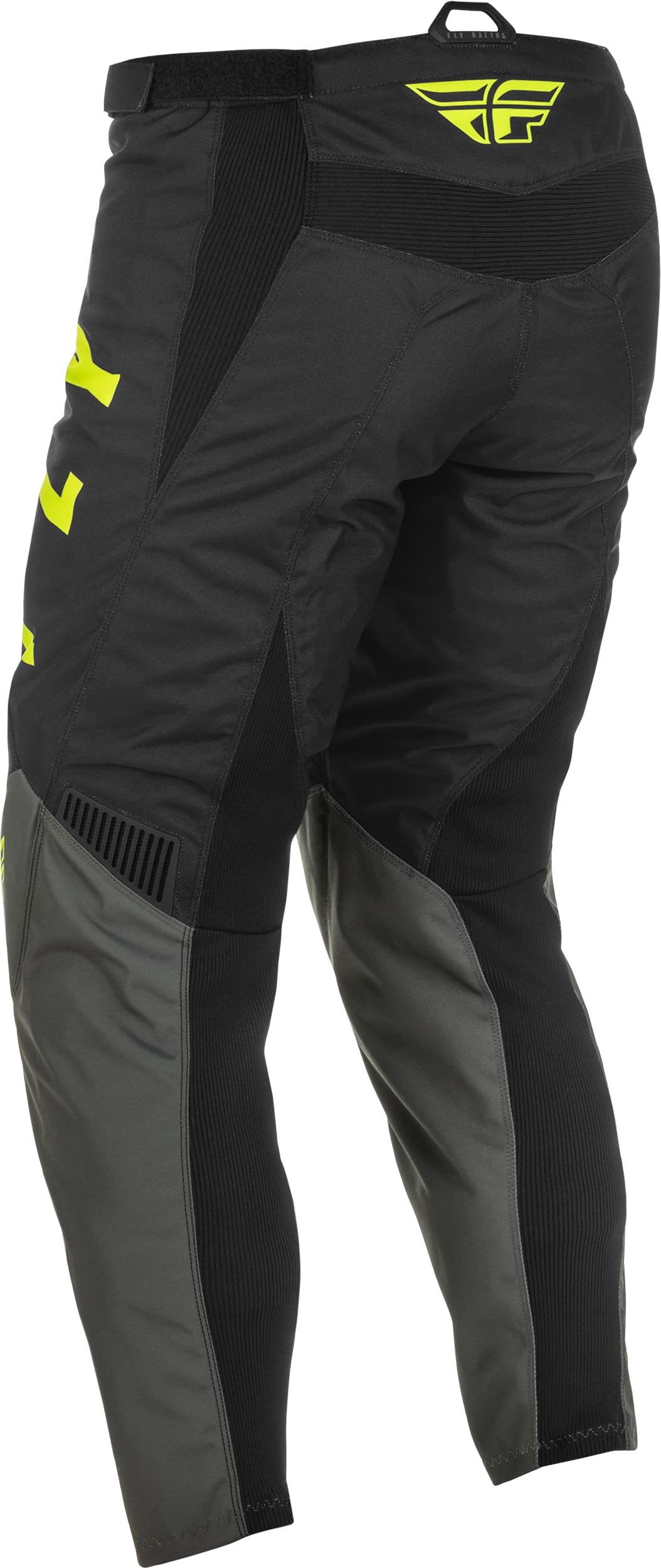 Fly Racing Youth F-16 Pants (Grey/Black/Hi-Vis Yellow, Youth Us 20)