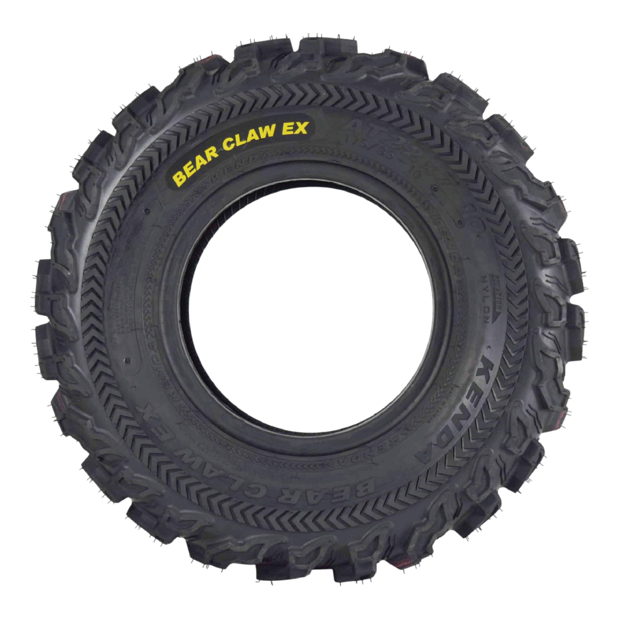 Kenda Bearclaw Ex K573-22X7-10 Front Tire For All Terrain (Atv), Utv, And Side By Side (Sxs) Vehicles - 6-Ply - Bear Claw Ex 22X